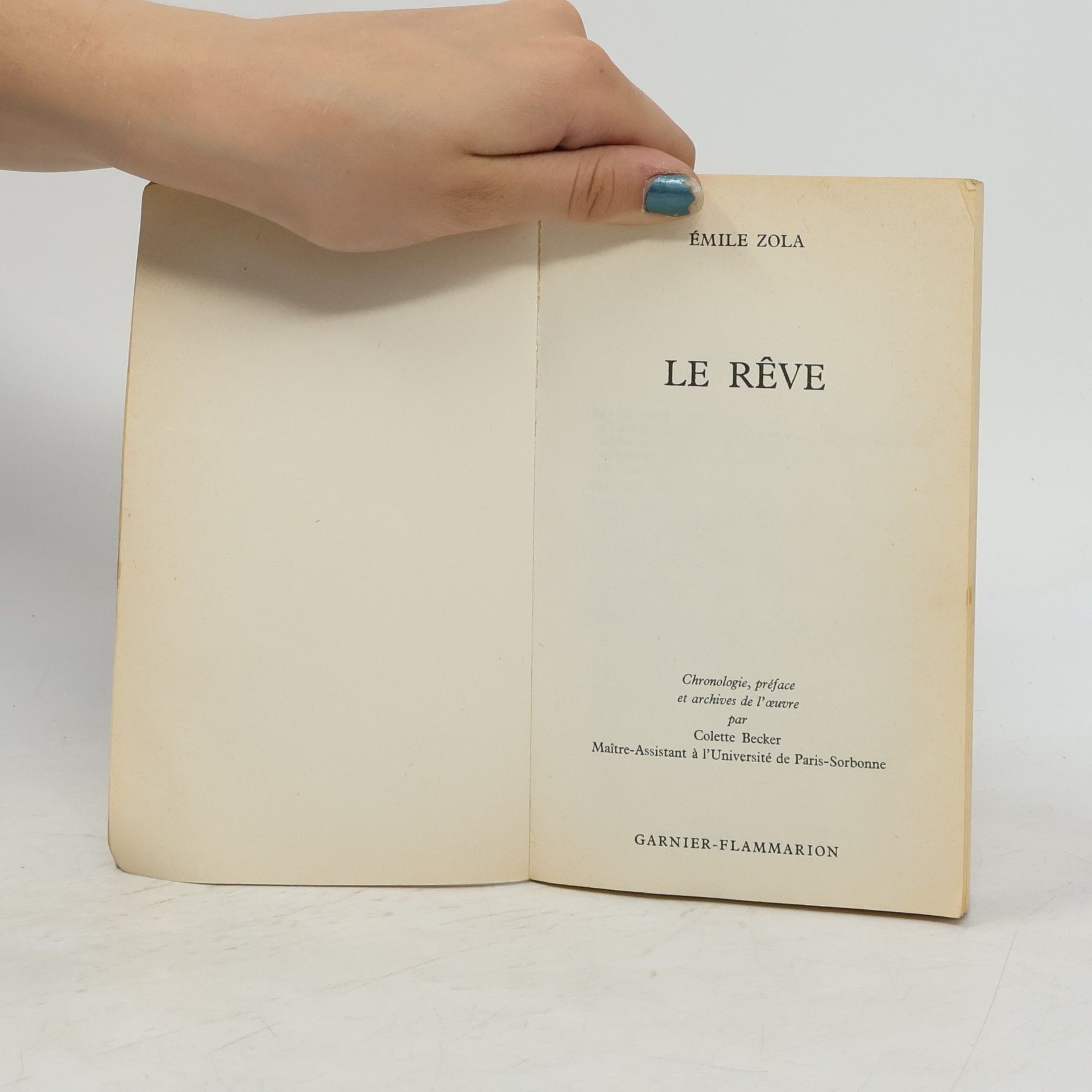 Émile Zola LE RÊVE