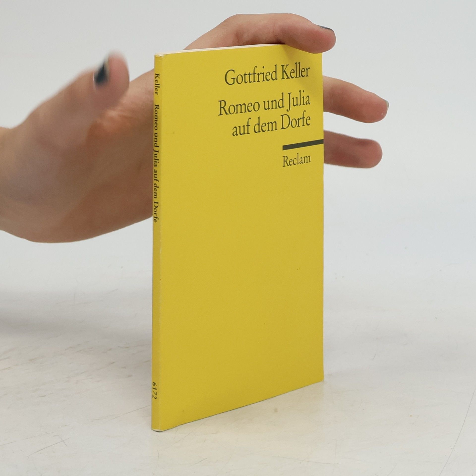 Gottfried Keller Romeo und Julia auf dem Dorfe
