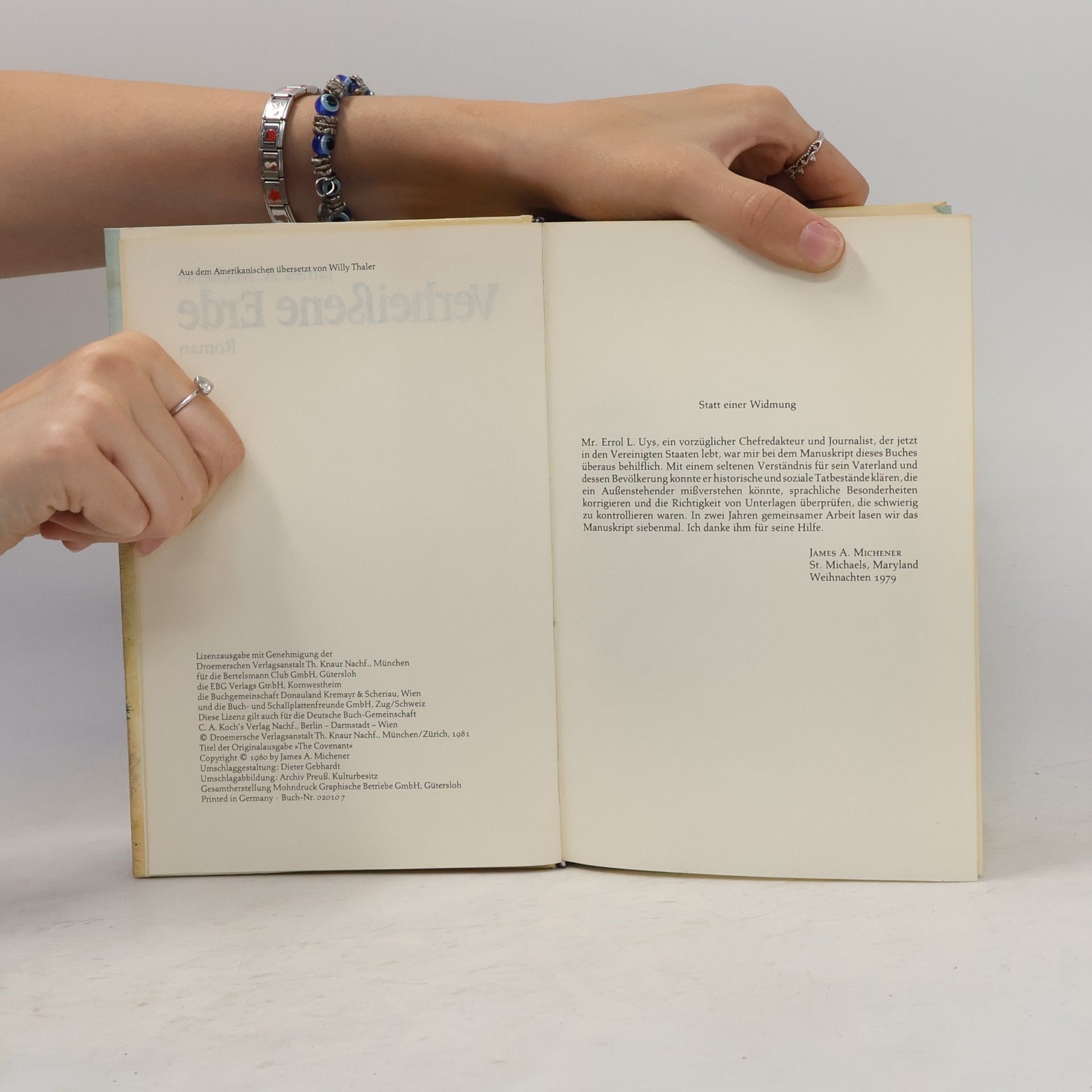 James Albert Michener Verheißene Erde