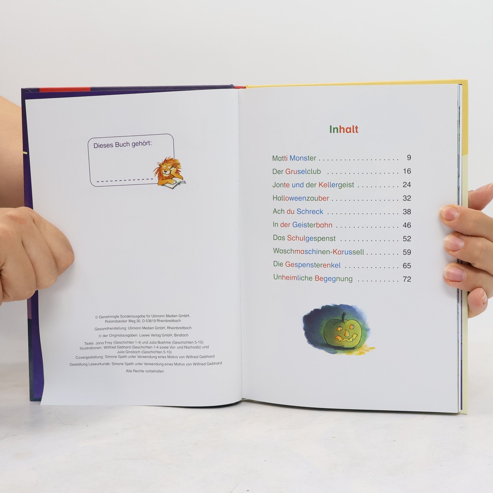 Autorenkollektiv Leselöwen. Mit farbigen Silben. Gruselgeschichten