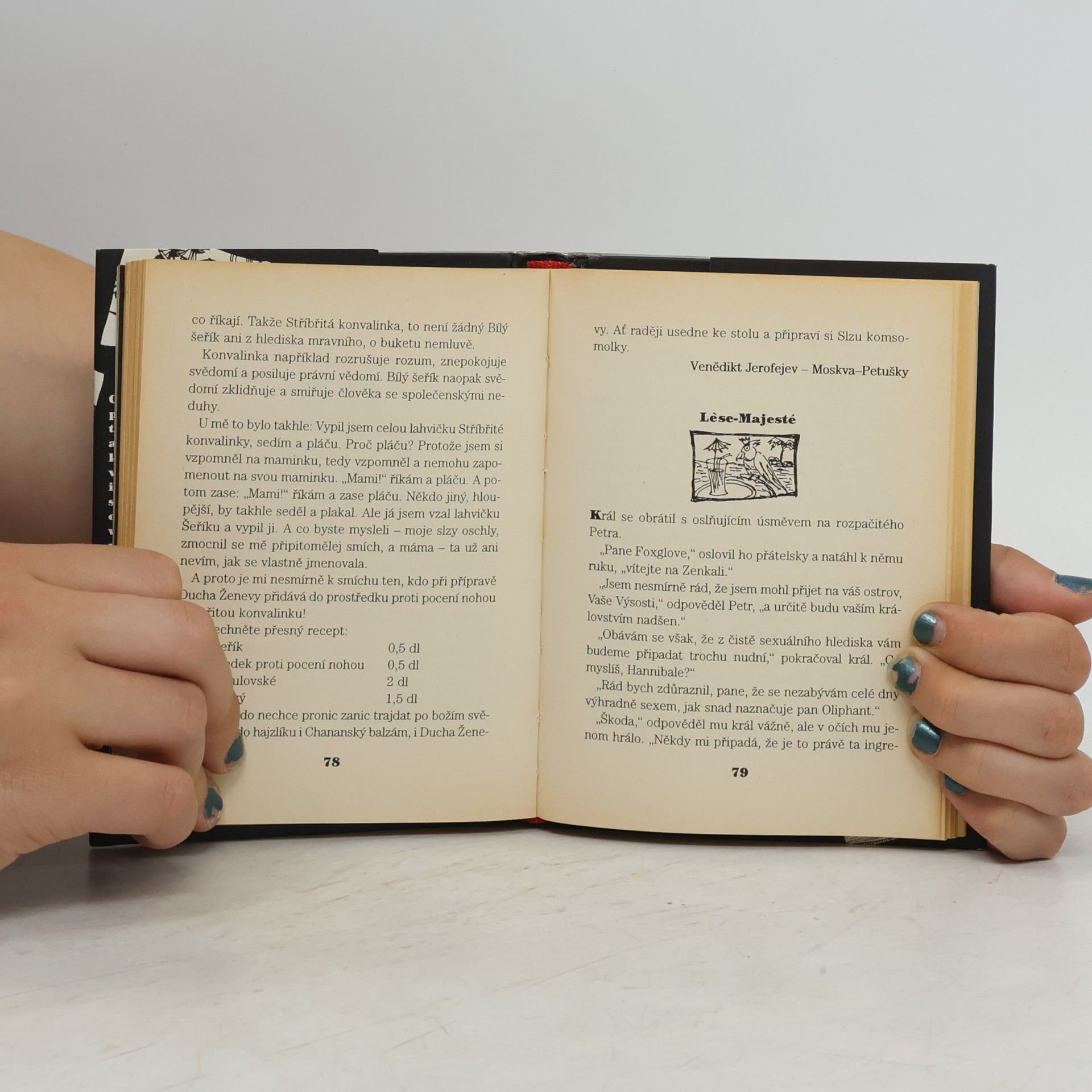 Jaroslava Jiskrová Slza komsomolky, čubčí pajšl a další recepty nápojů z krásné literatury