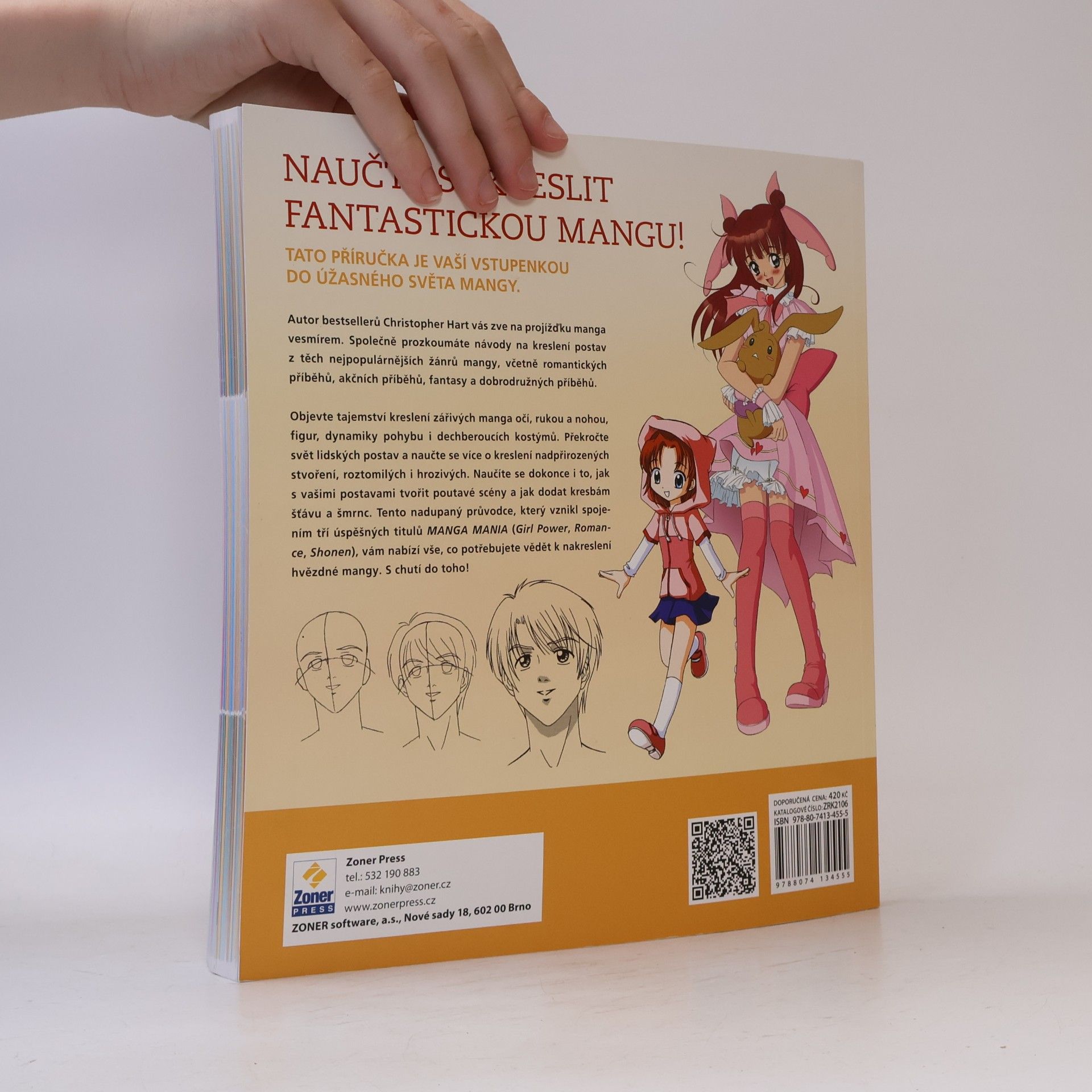 Christopher Hart Manga mánie. Velká kniha kreslení mangy
