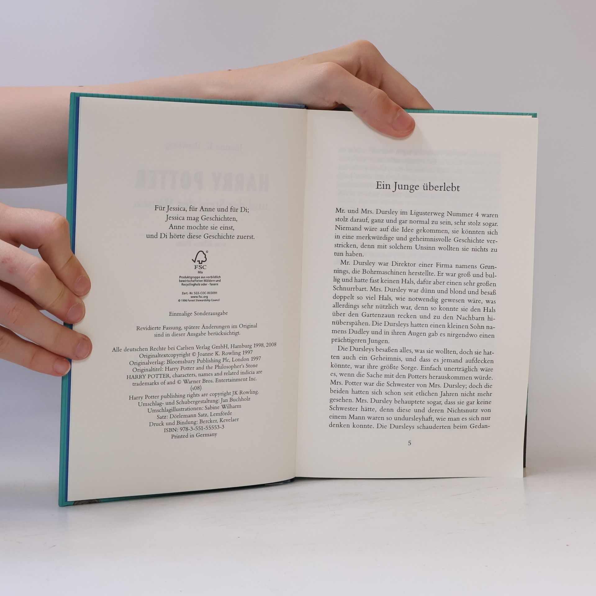 Joanne K. Rowlingová Harry Potter und der Stein der Weisen