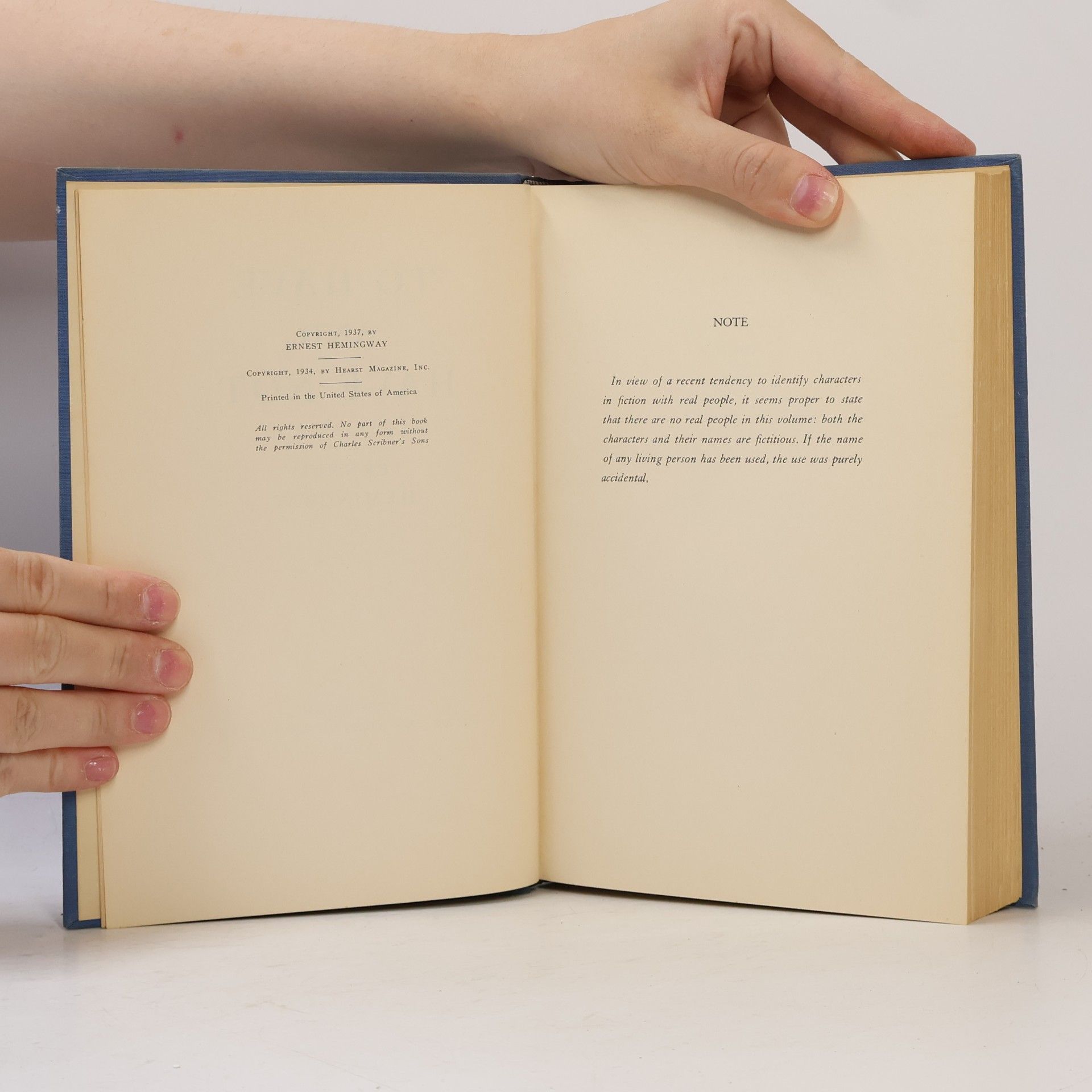 Ernest Hemingway To Have and Have Not