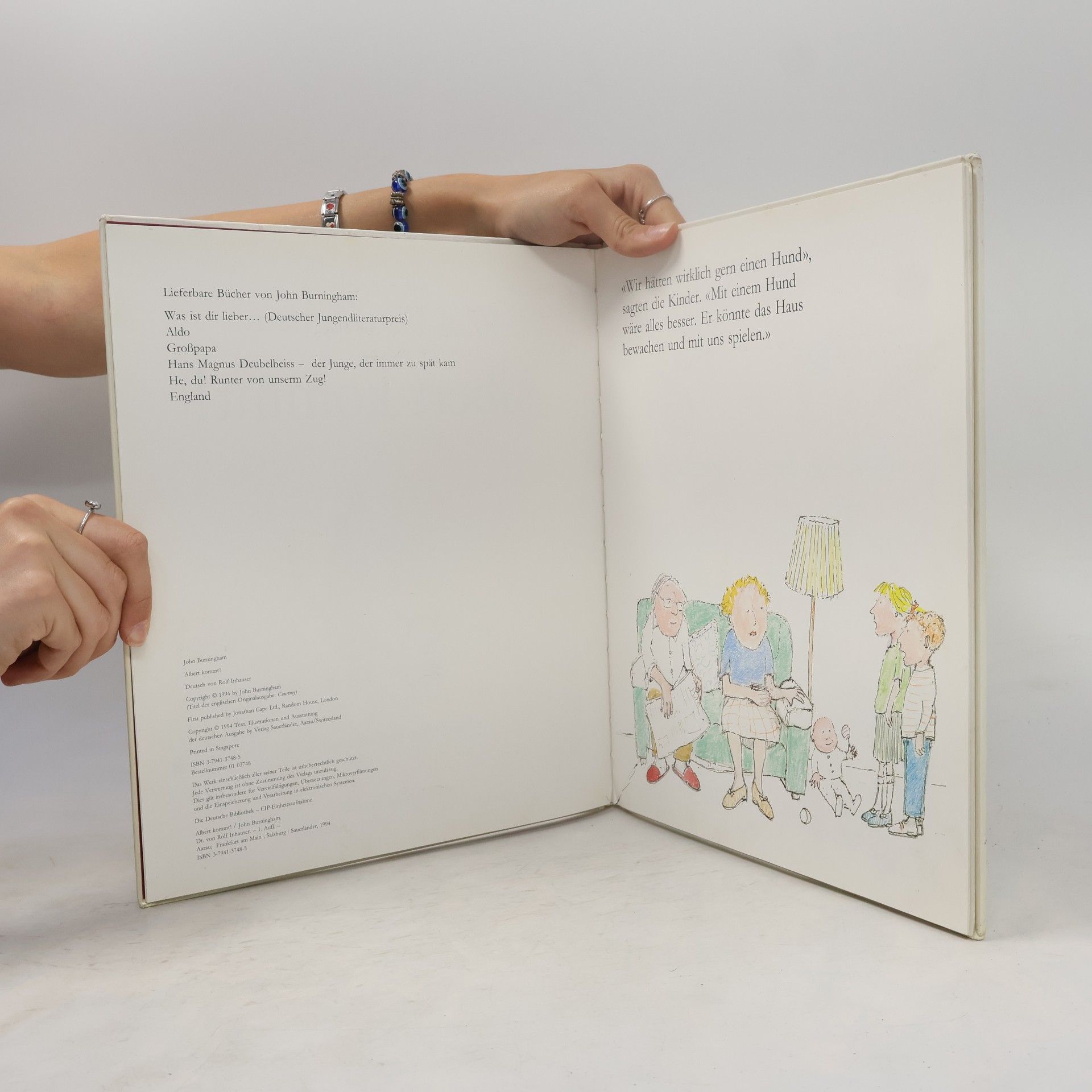 John Burningham Albert kommt