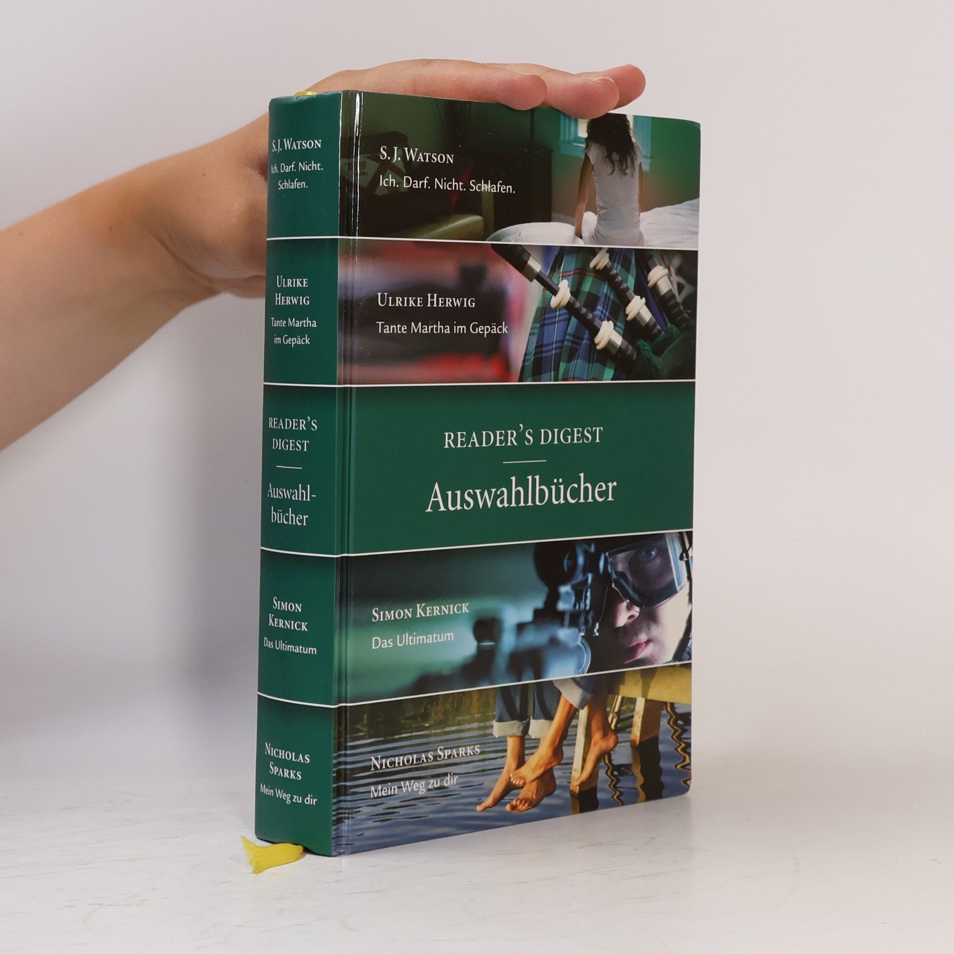 Reader's Digest Auswahlbücher. Ich. Darf. Nicht. Schlafen. Tante Martha im Gepack. Das Ultimatum. Mein Weg zu dir.