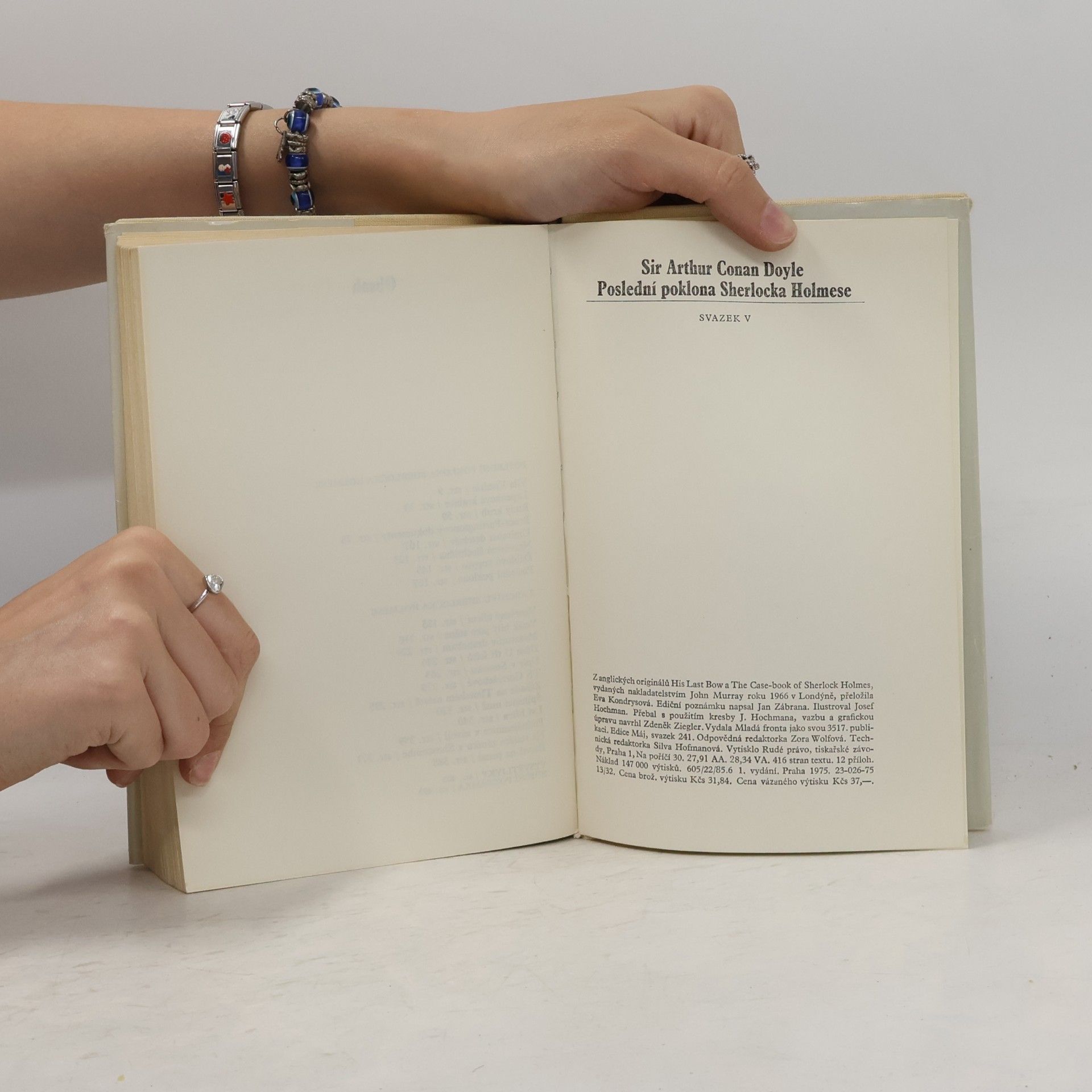 Arthur Conan Doyle Poslední poklona Sherlocka Holmese