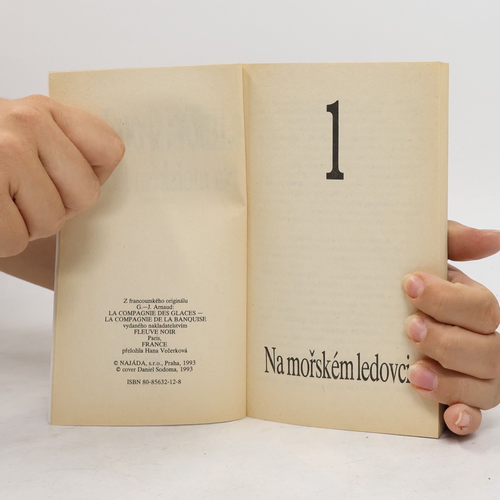 Georges Jean Arnaud Ledová společnost. 8, Na mořském ledovci