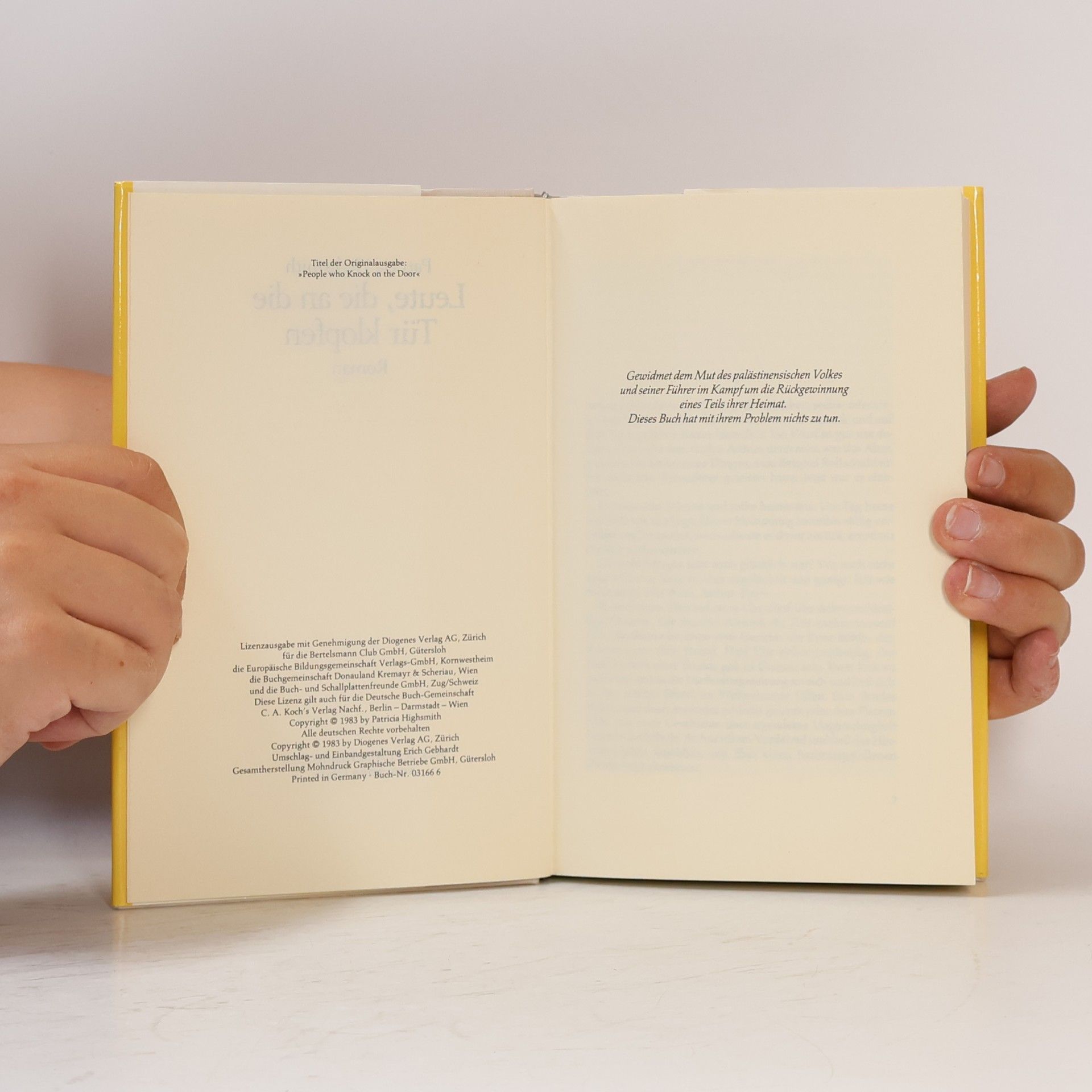 Patricia Highsmith Leute, die an die Tür klopfen