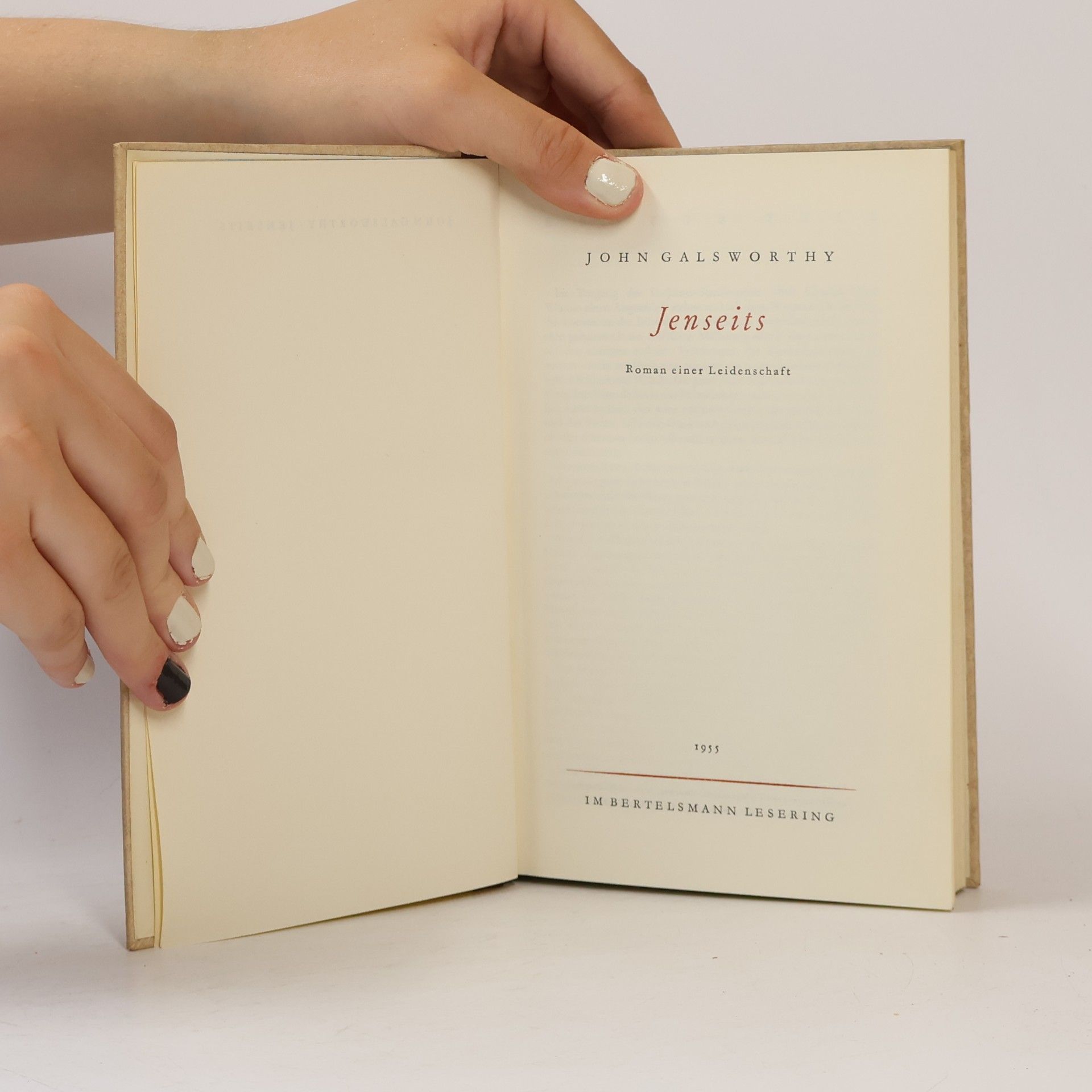 John Galsworthy Jenseits