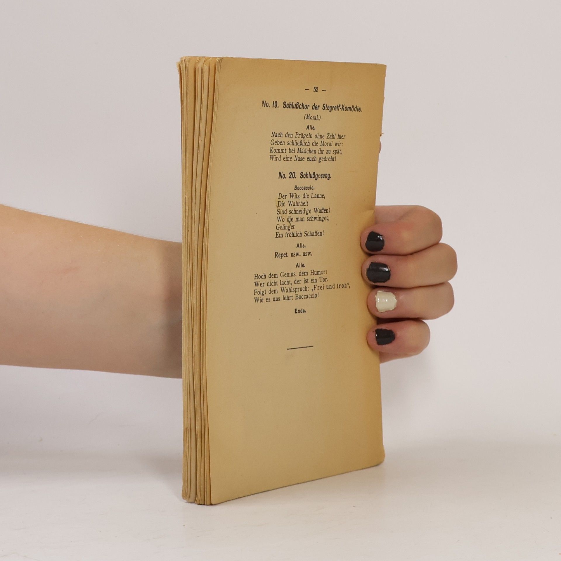 Richard Genée Text der Gesänge zu Boccaccio