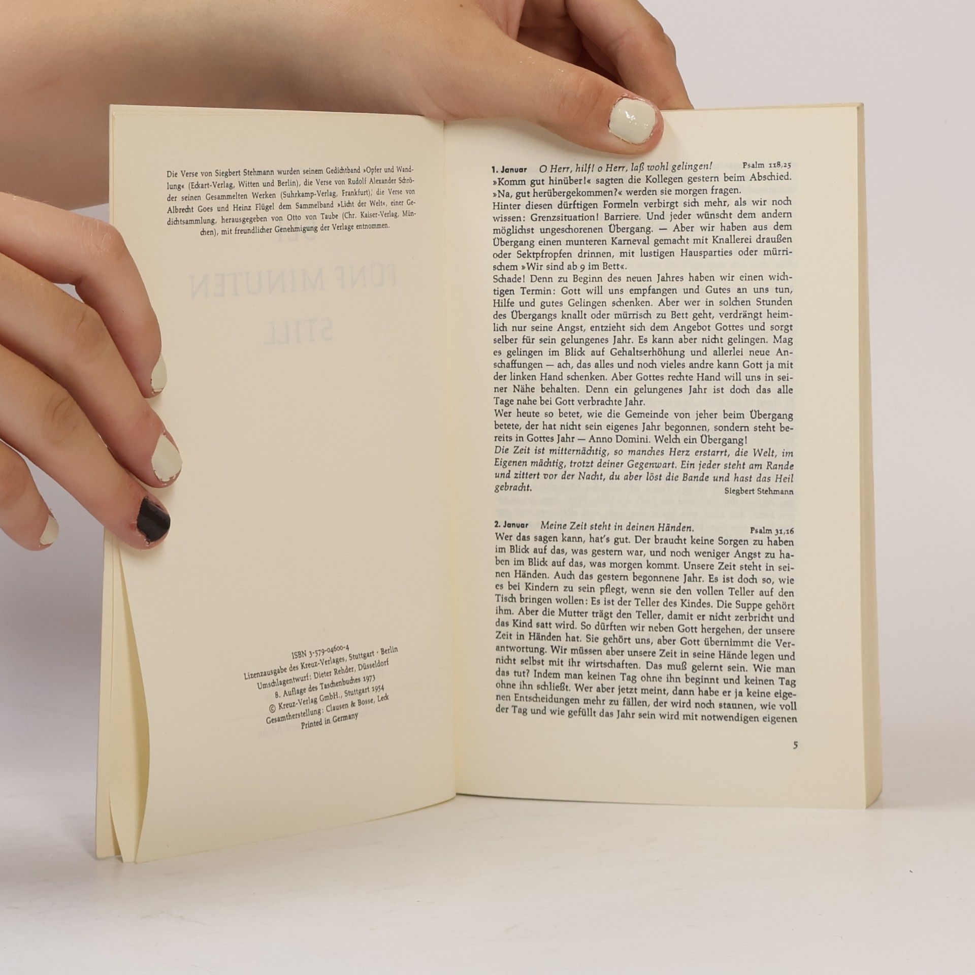Heinrich Giesen Sei fünf Minuten still. Ein Andachtsbuch für 365 Tage
