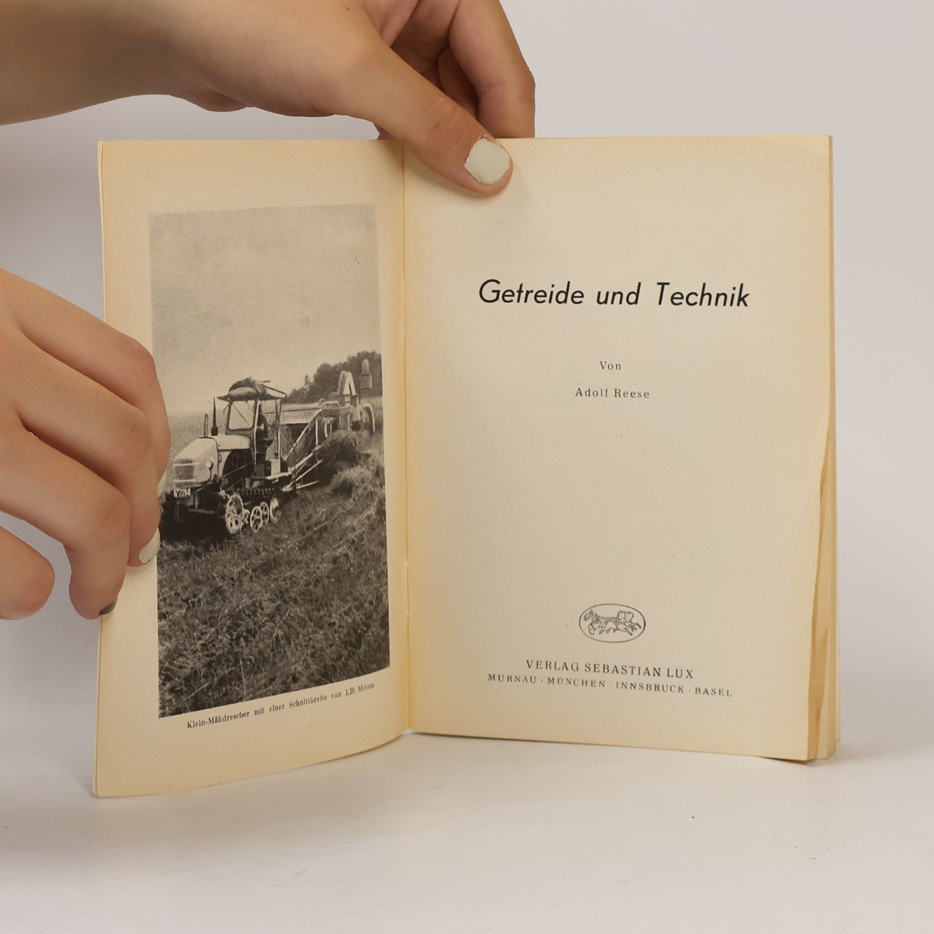 Adolf Reese Getreide und Technik