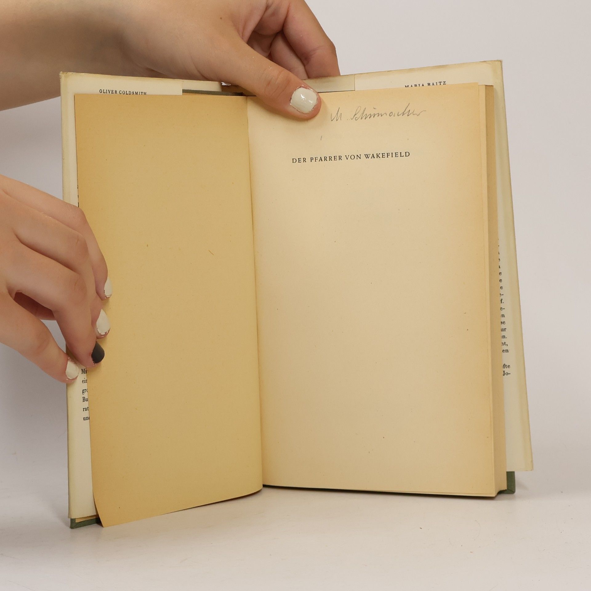 Oliver Goldsmith Der Pfarrer von Wakefield
