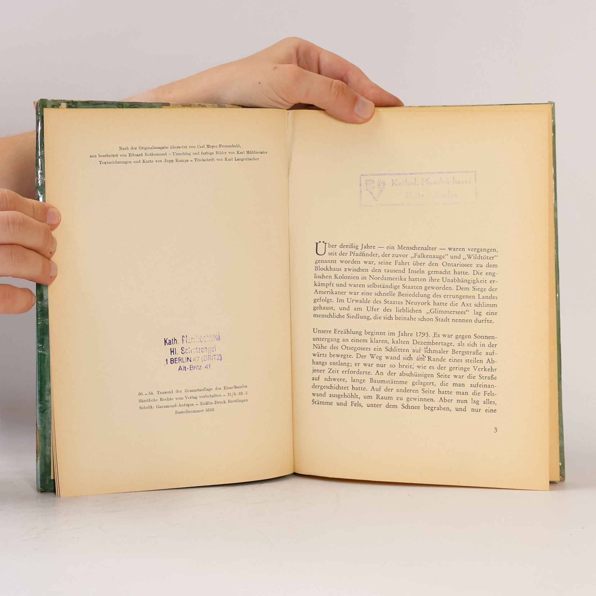 James Fenimore Cooper Die Ansiedler