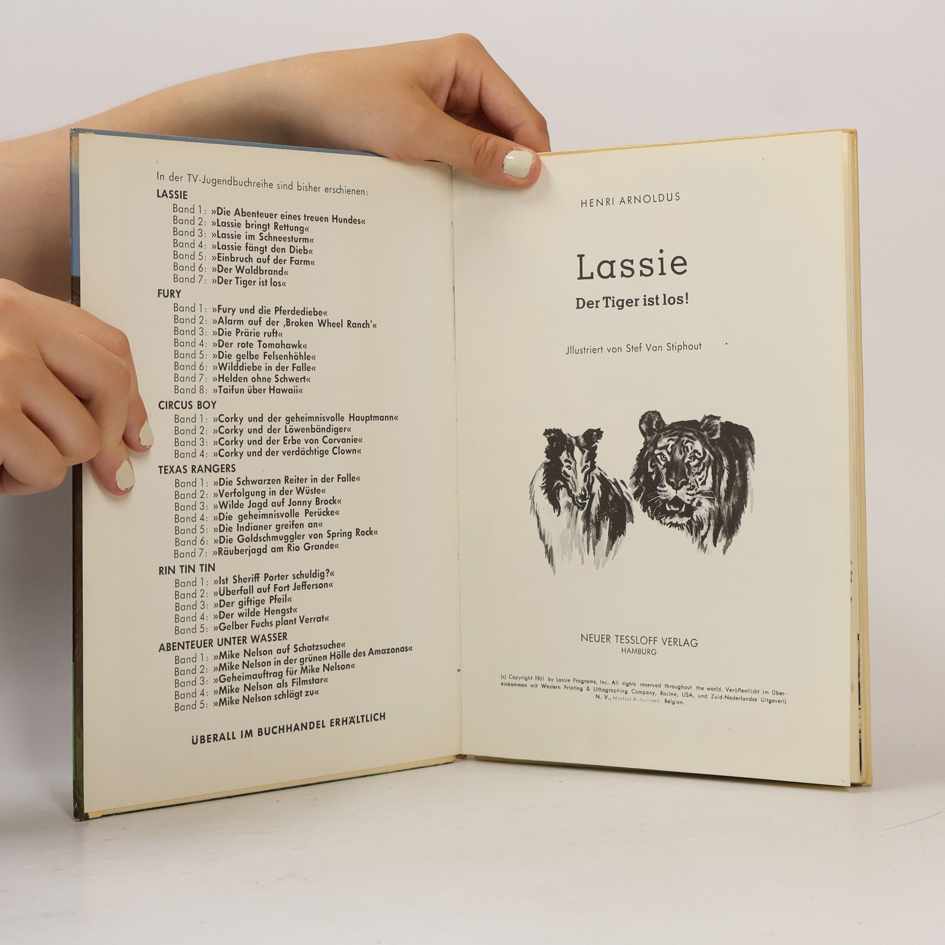 Autores varios Lassie der Toger is los!
