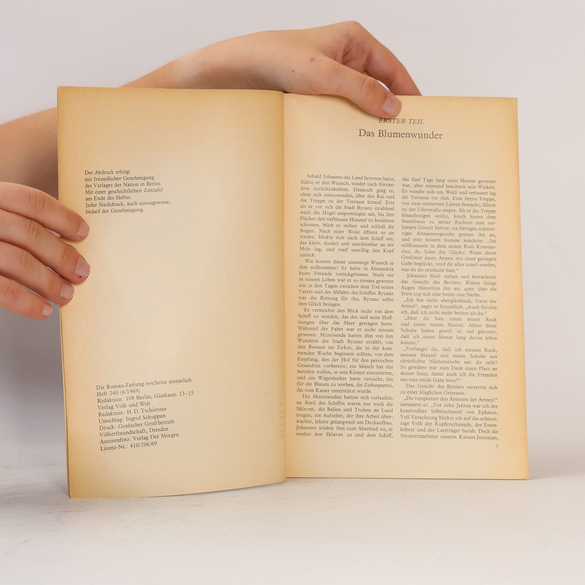 Klaus Herrmann Roman-Zeitung Heft 240 6/1969