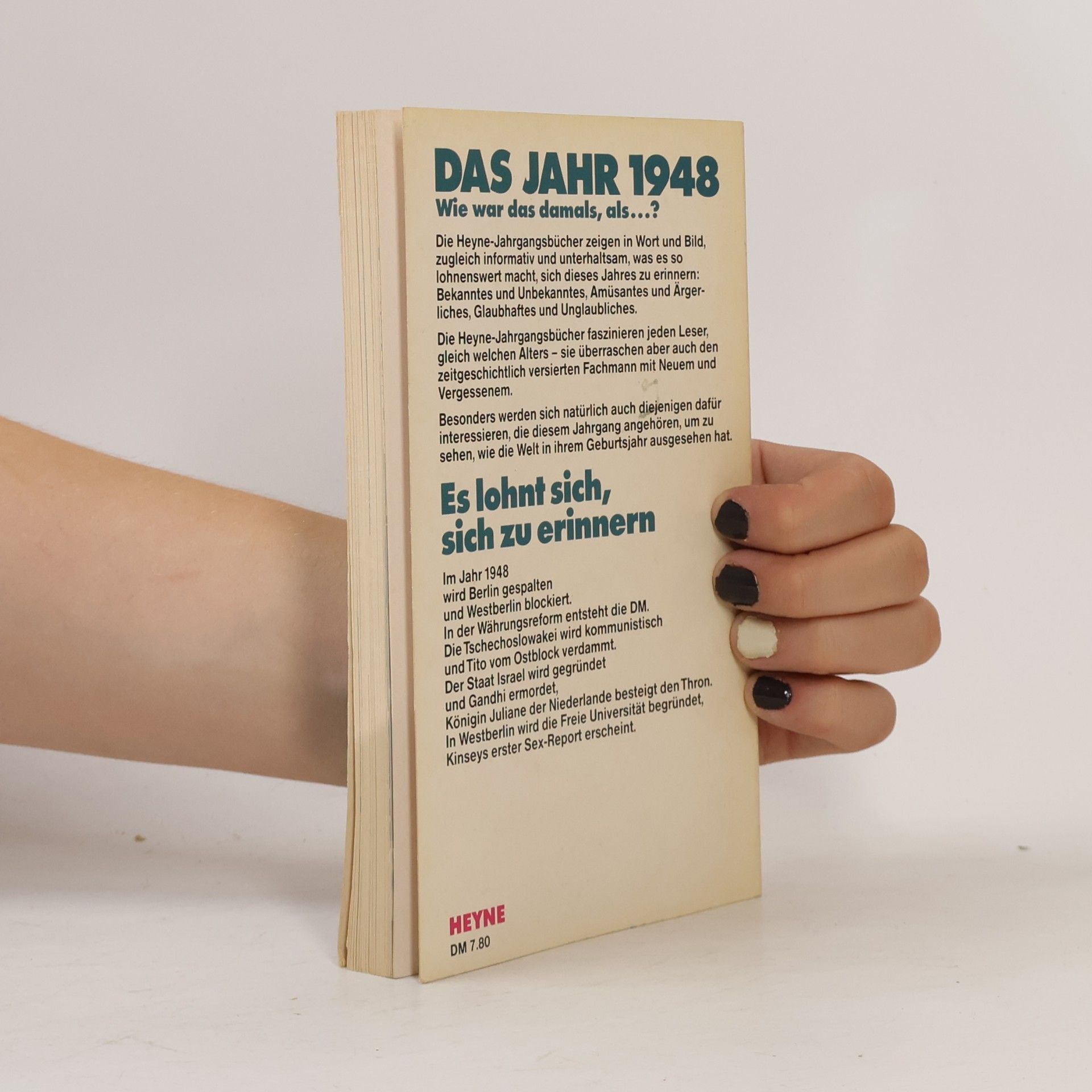 Dieter Struß Heyne Jahrgangsbücher - 1948: Das war 1948