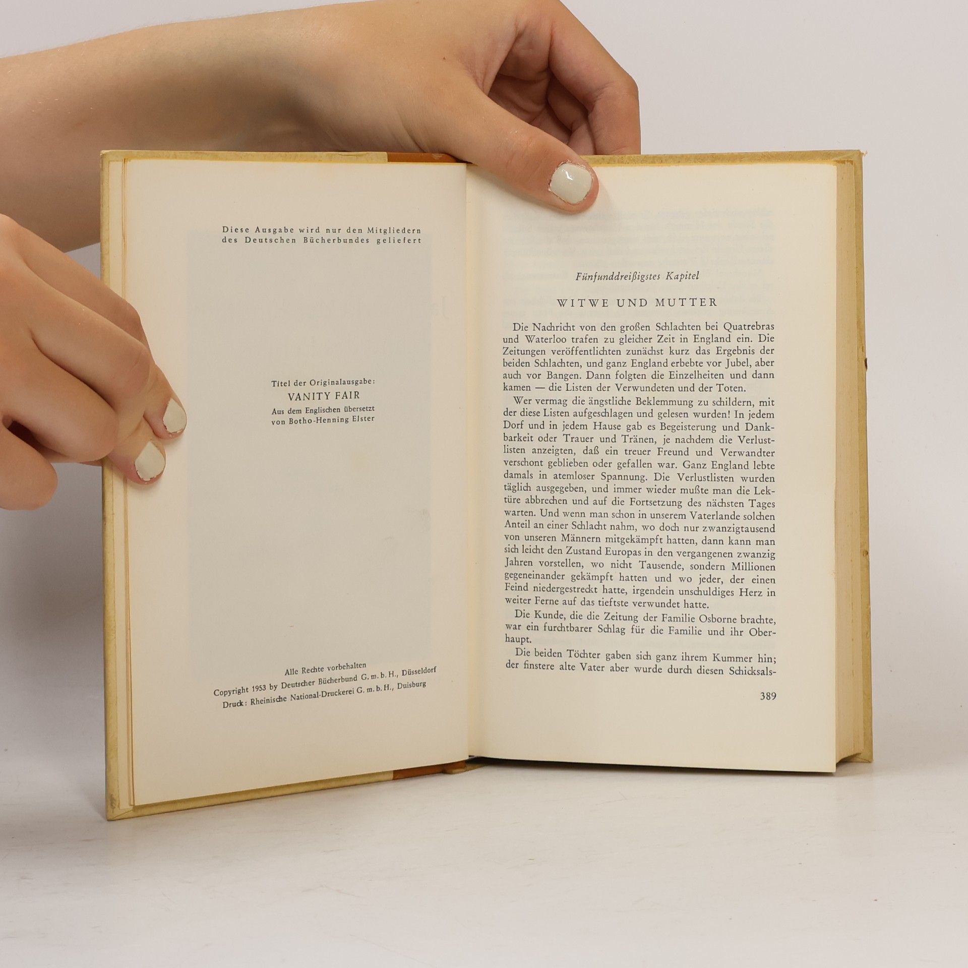William Makepeace Thackeray Jahrmarkt der Eitelkeit und des Lebens