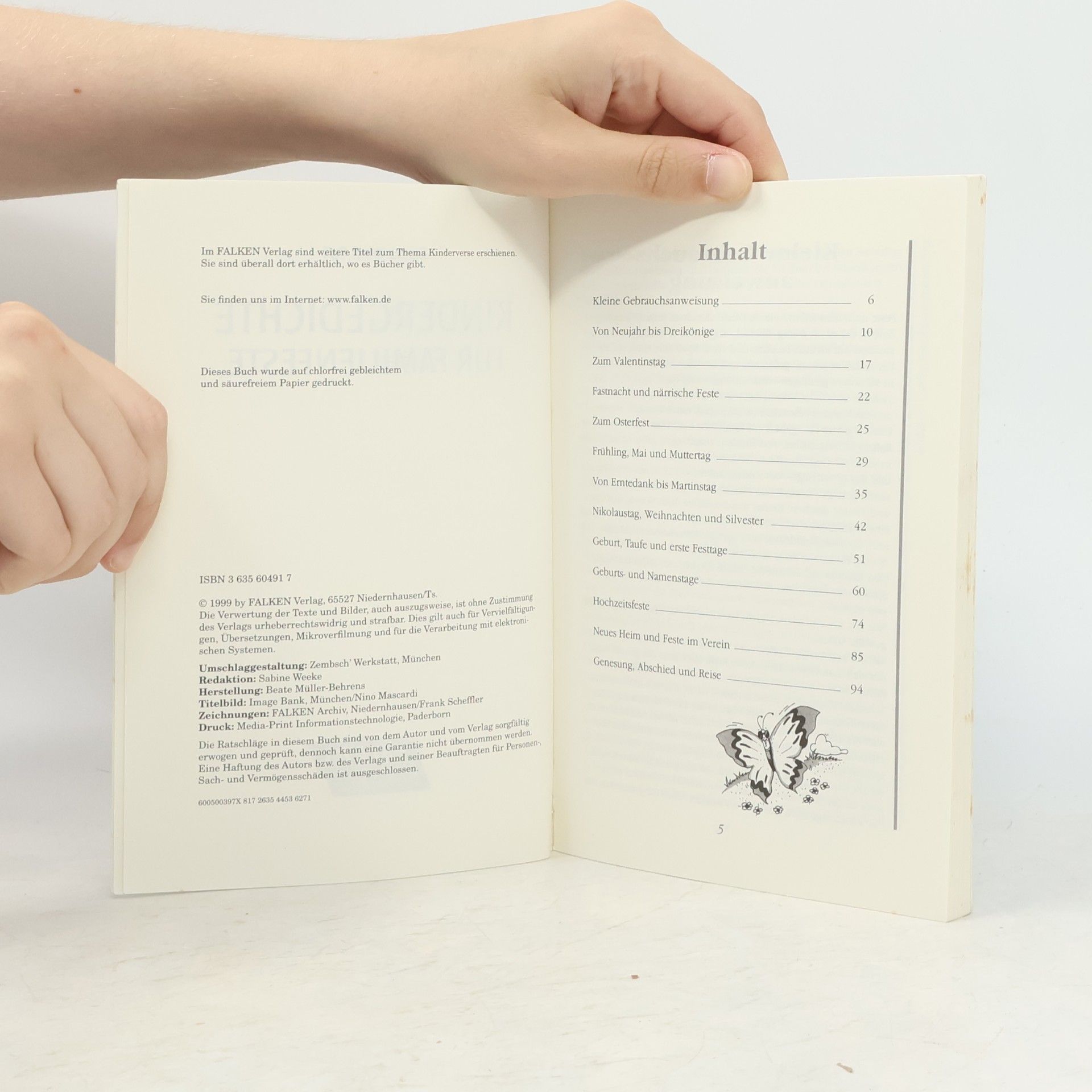 Bruno Horst Bull Kindergedichte für Familienfeste - Falken Taschenbücher