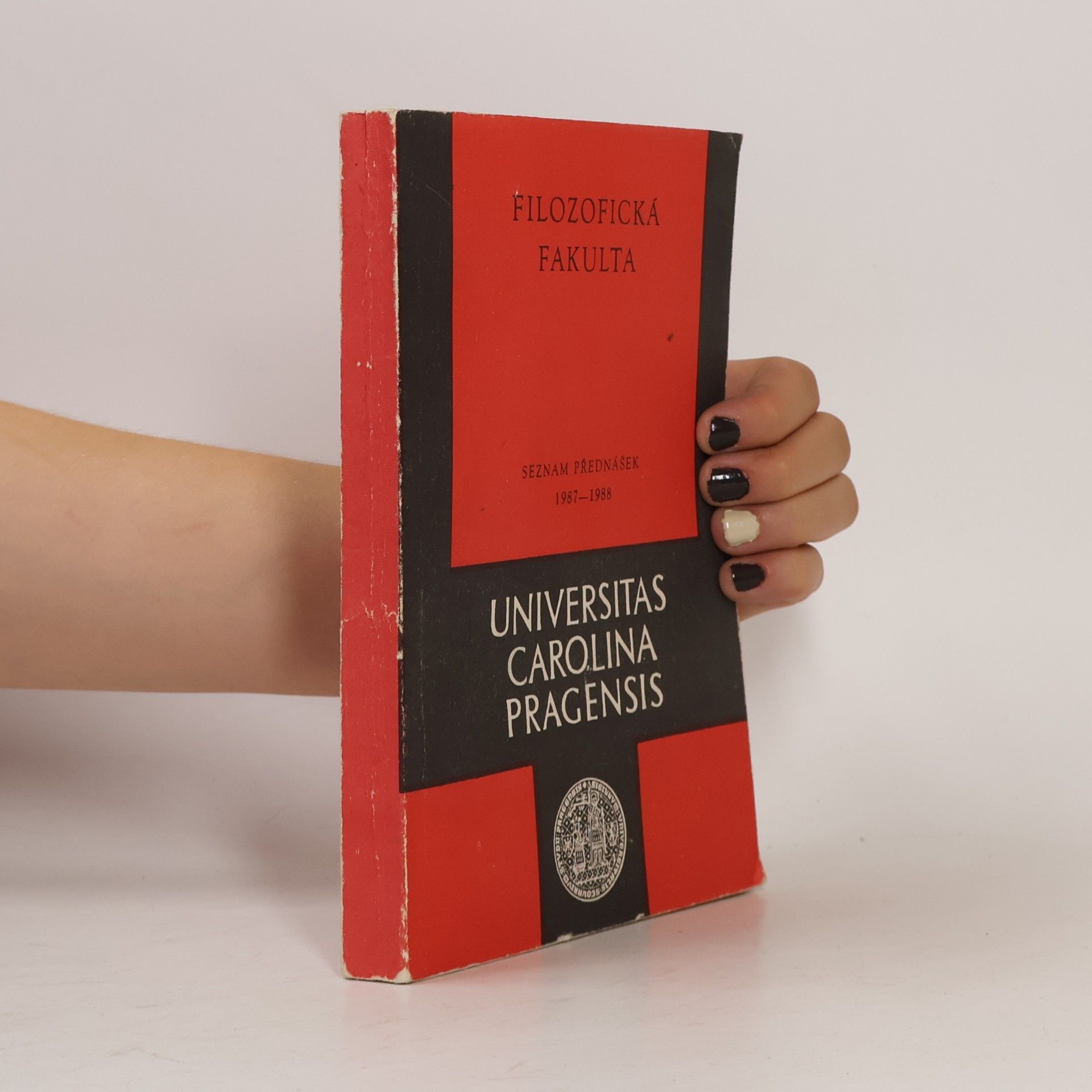 Kolektiv autorů Universitas Carolina Pragensis: Seznam přednášek 1987-1988