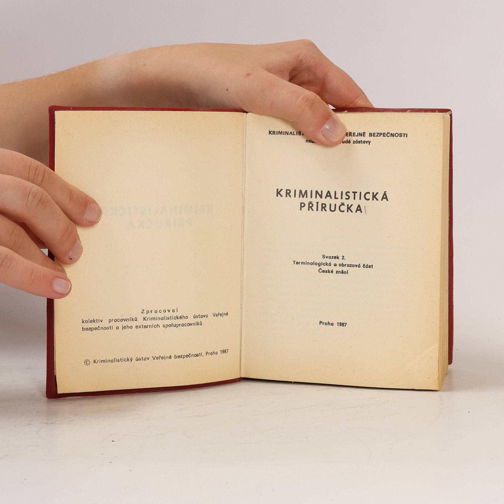 Various authors Kriminalistická příručka Sv. 2