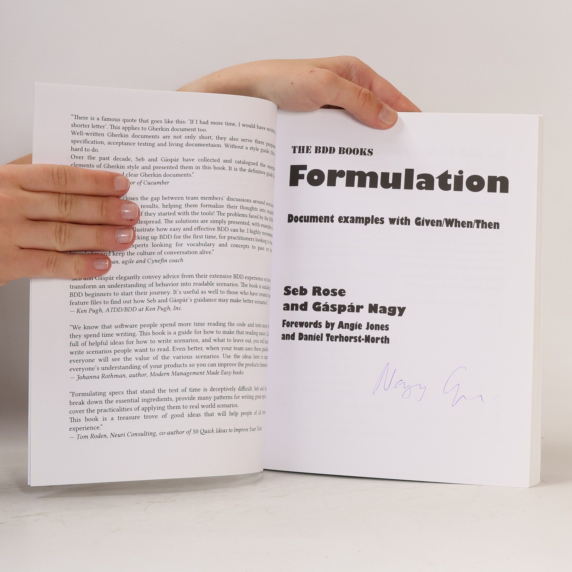 Seb Rose The BDD Books - 2: Formulation