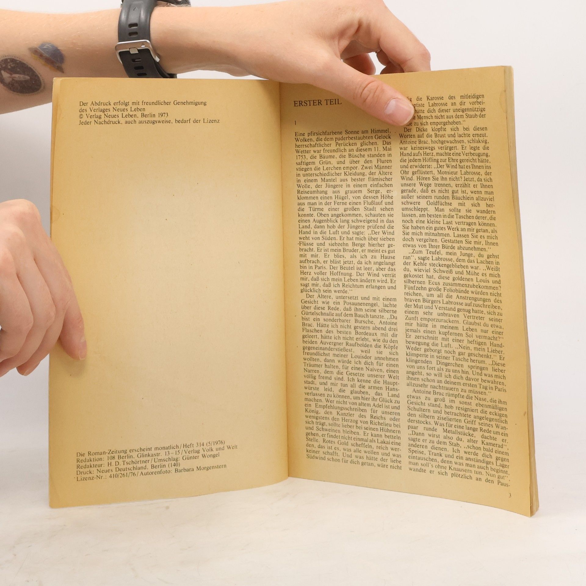 Klaus Möckel Die Roman Zeitung 314 5/1976