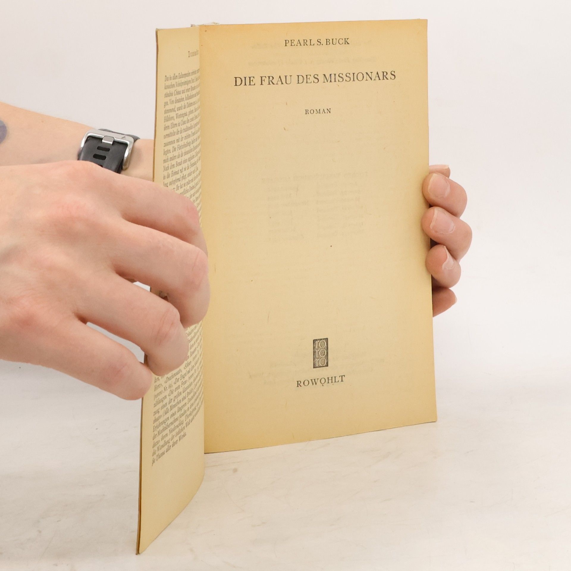 Pearl S. Buck Die Frau des Missionars