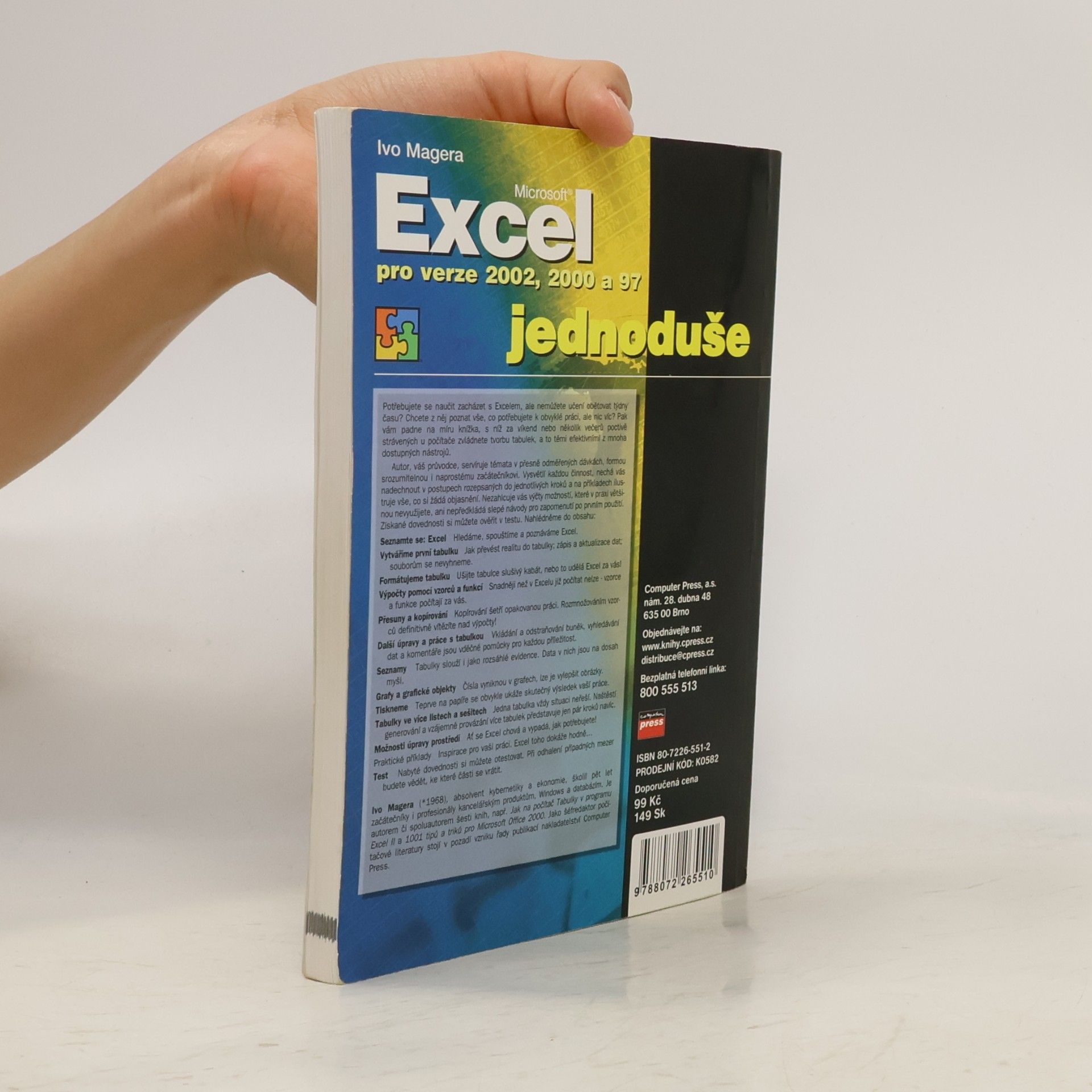 Ivo Magera Microsoft Excel pro verze 2002, 2000 a 97 - jednoduše