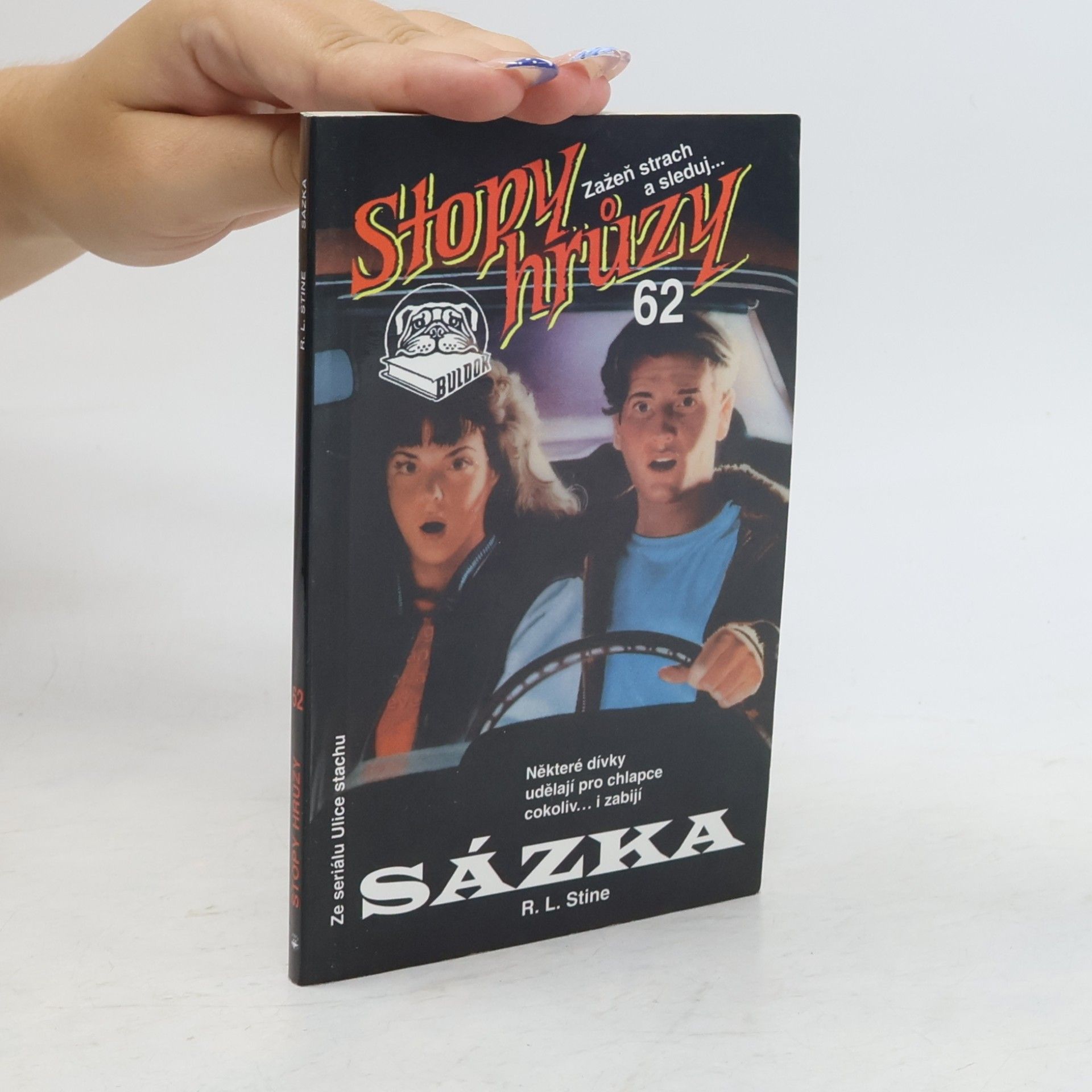 R. L. Stine Sázka. Stopy hrůzy 62