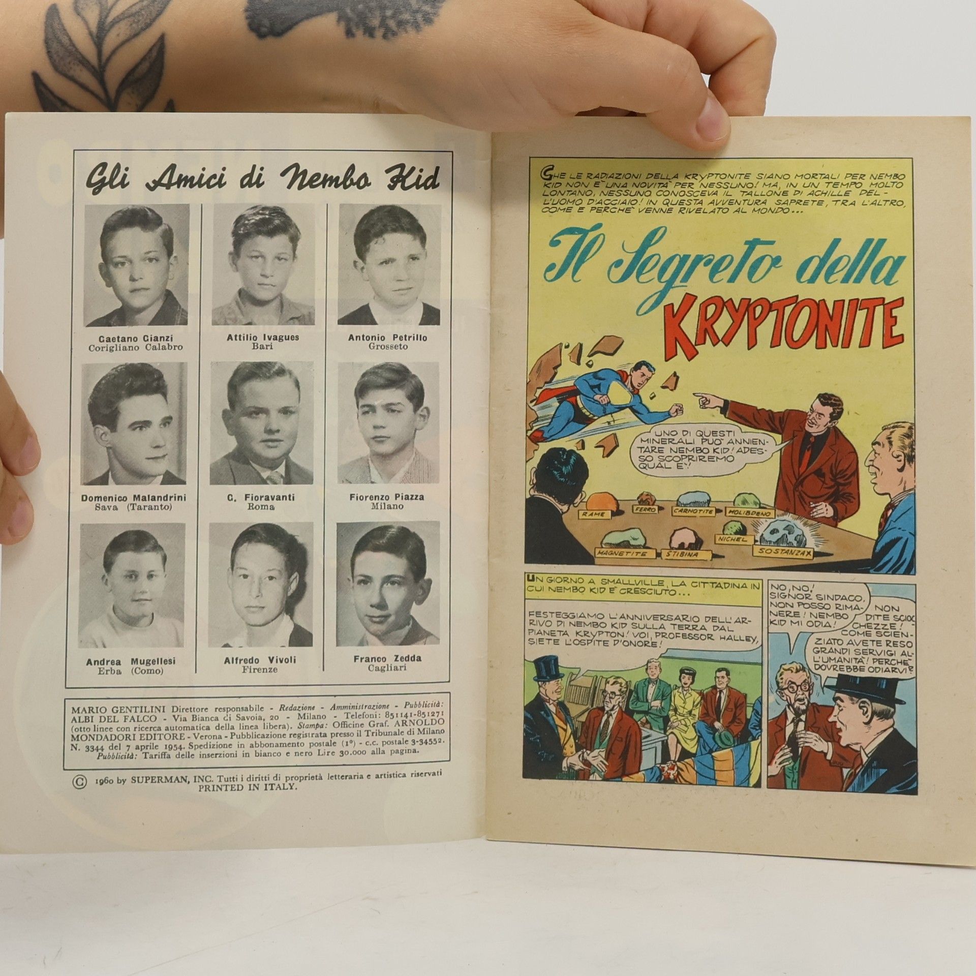 Collectif d'auteurs Nembo Kid. Il segreto della kryptonite