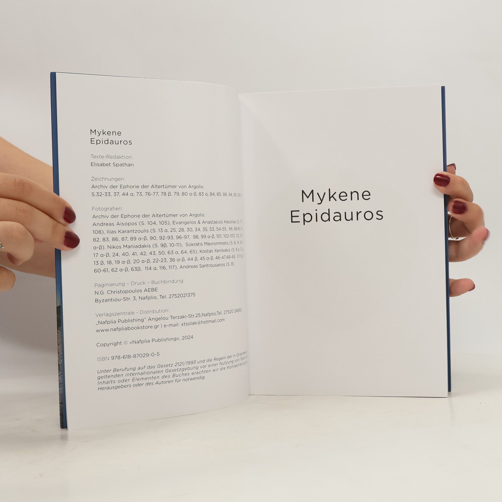 Elisabeth Spathari Mykene Epidauros