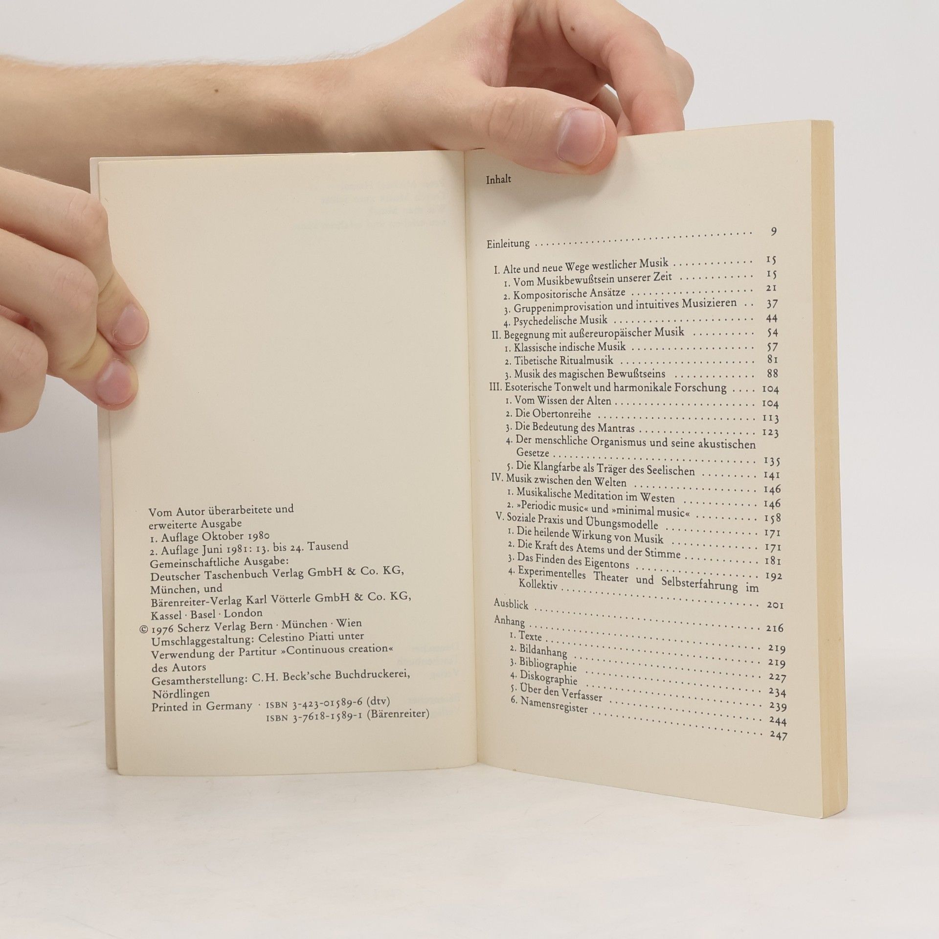 Peter Michael Hamel Durch Musik zum Selbst