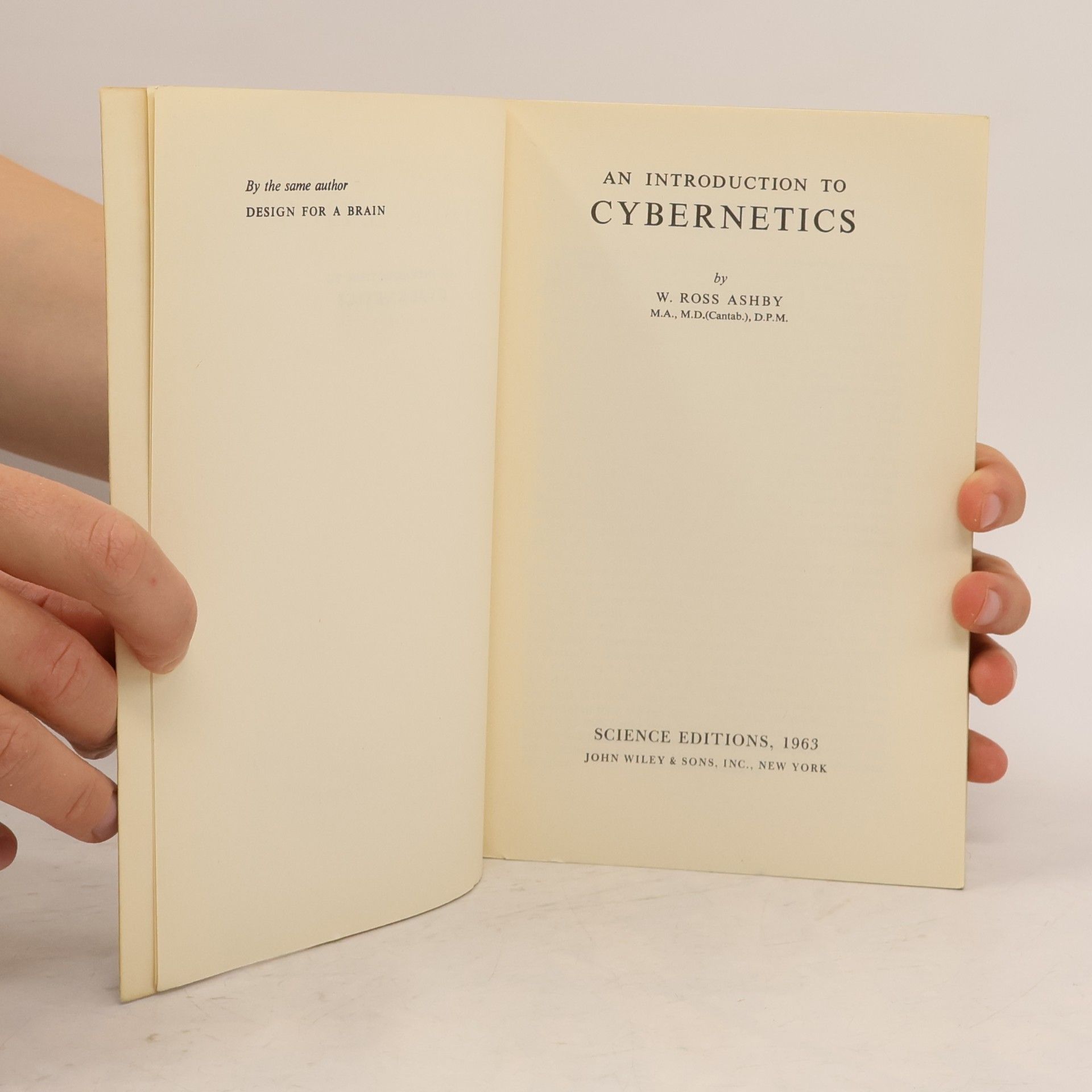 W. Ross Ashby An Introduction to Cybernetics