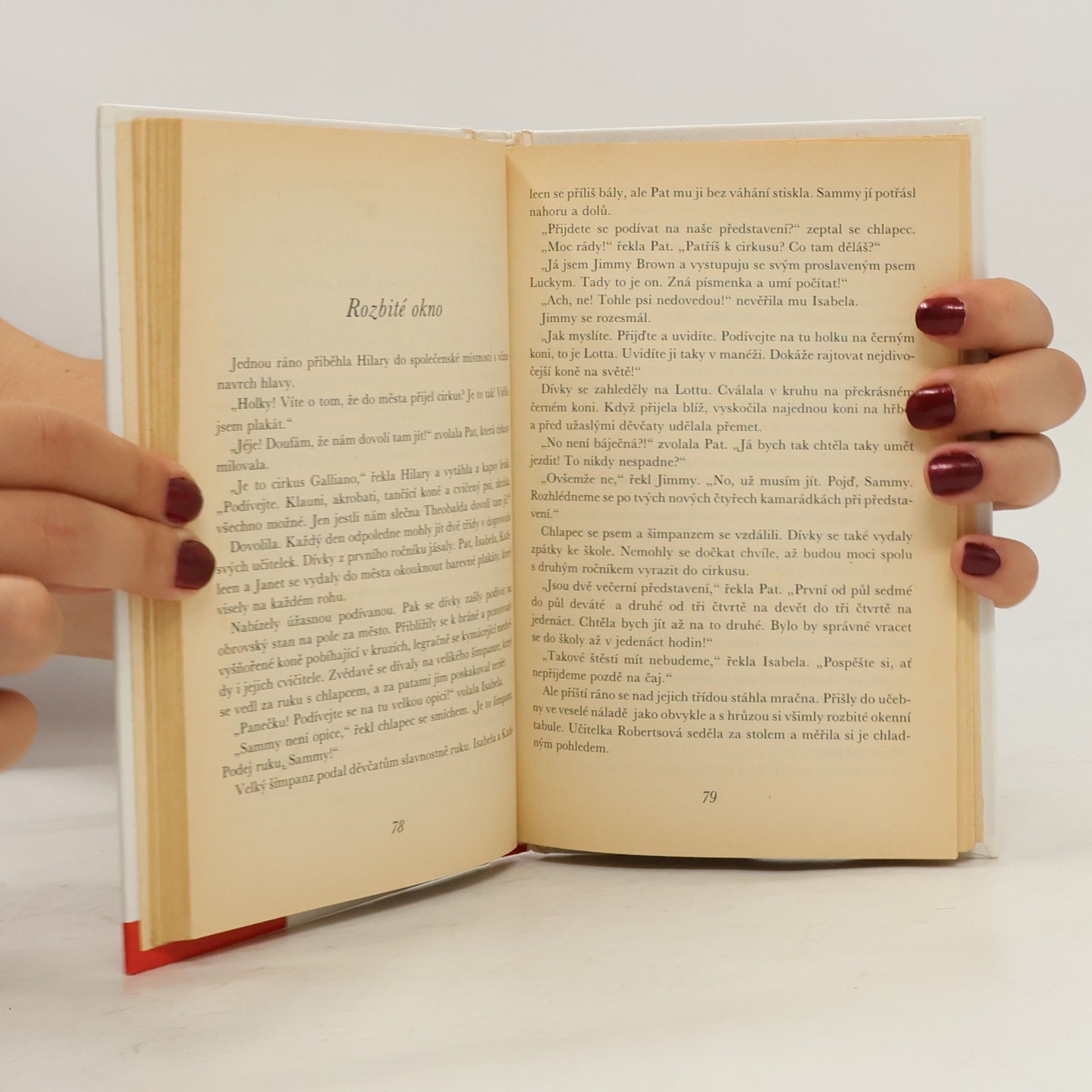 Enid Blyton Holky z internátu - Příjezd
