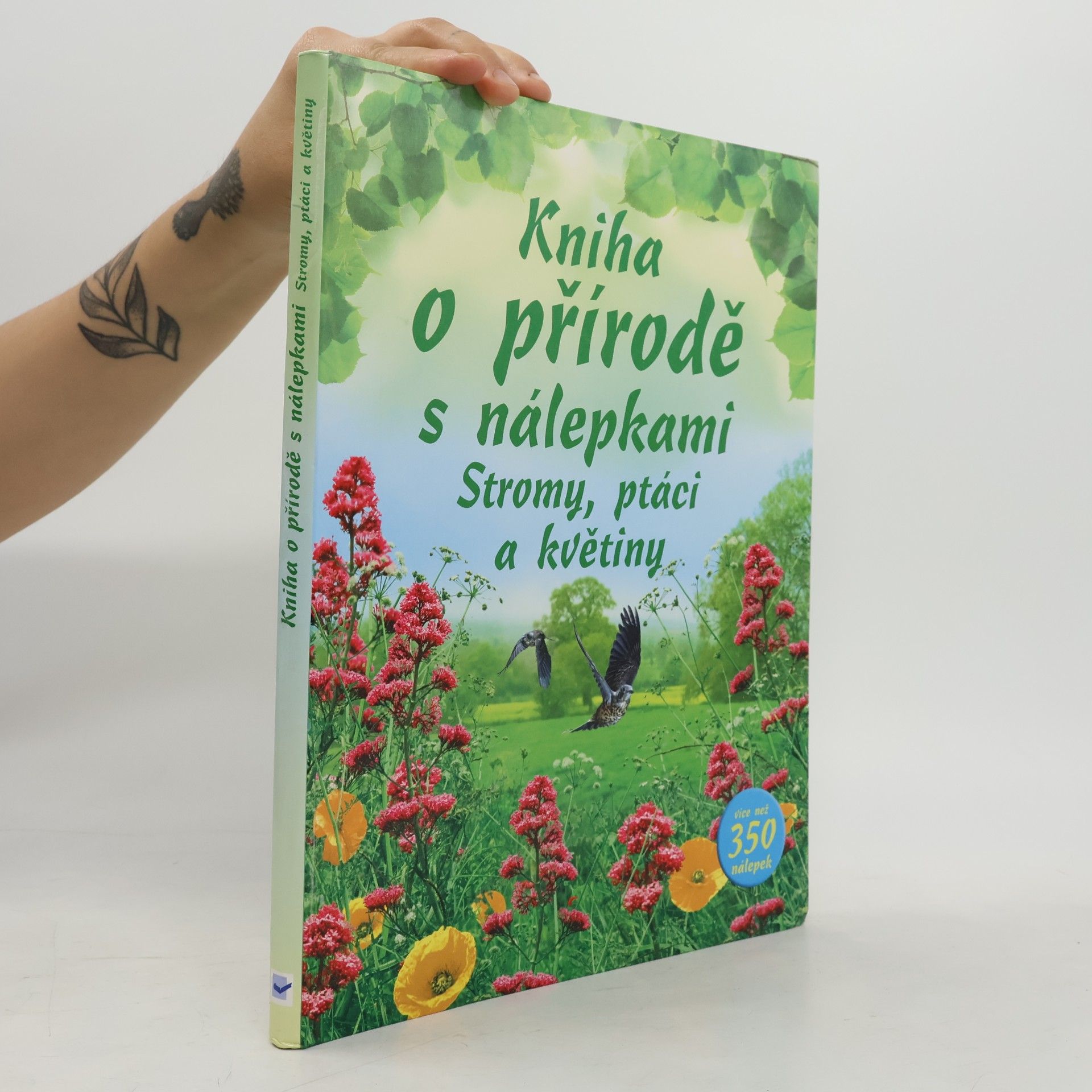 Phillip Clarke Kniha o přírodě s nálepkami : stromy, ptáci a květiny
