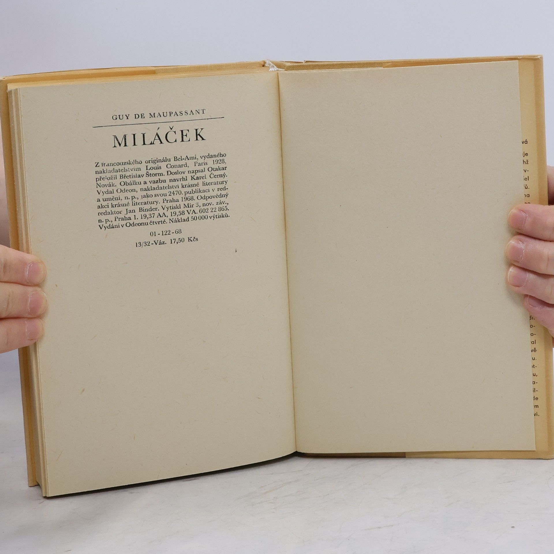 Guy de Maupassant Miláček