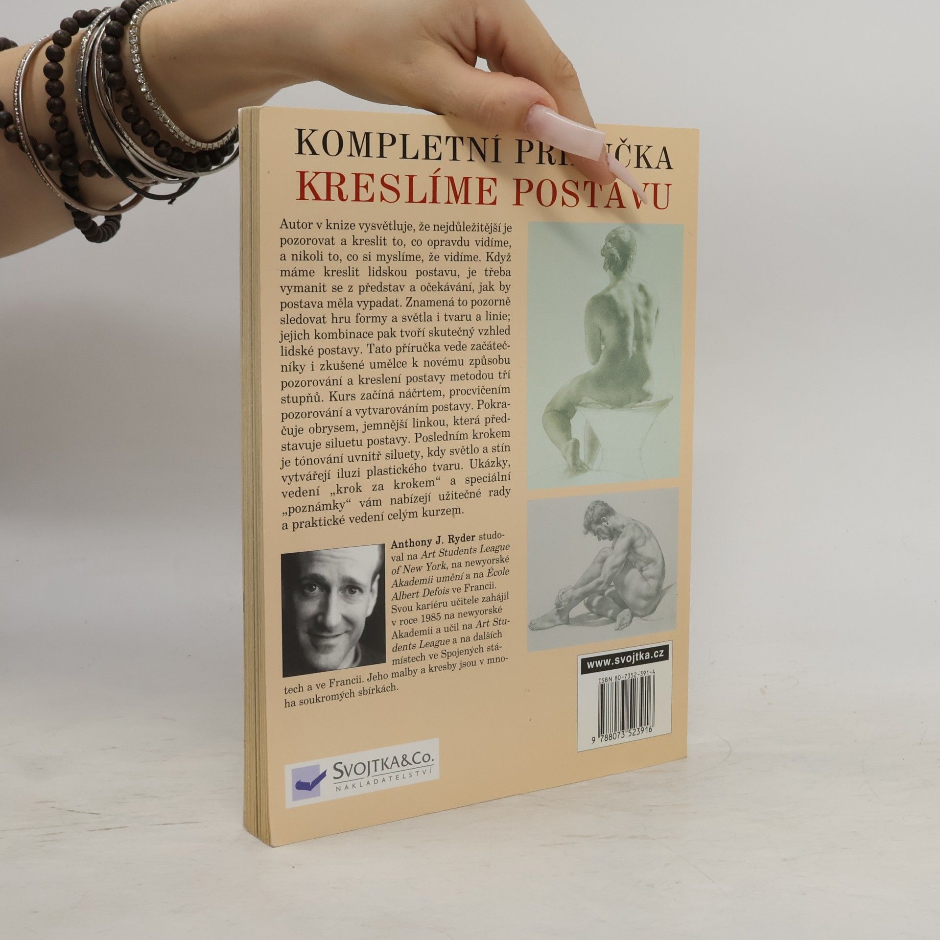 Anthony Ryder Kompletní příručka: kreslíme postavu : současná perspektiva klasické tradice