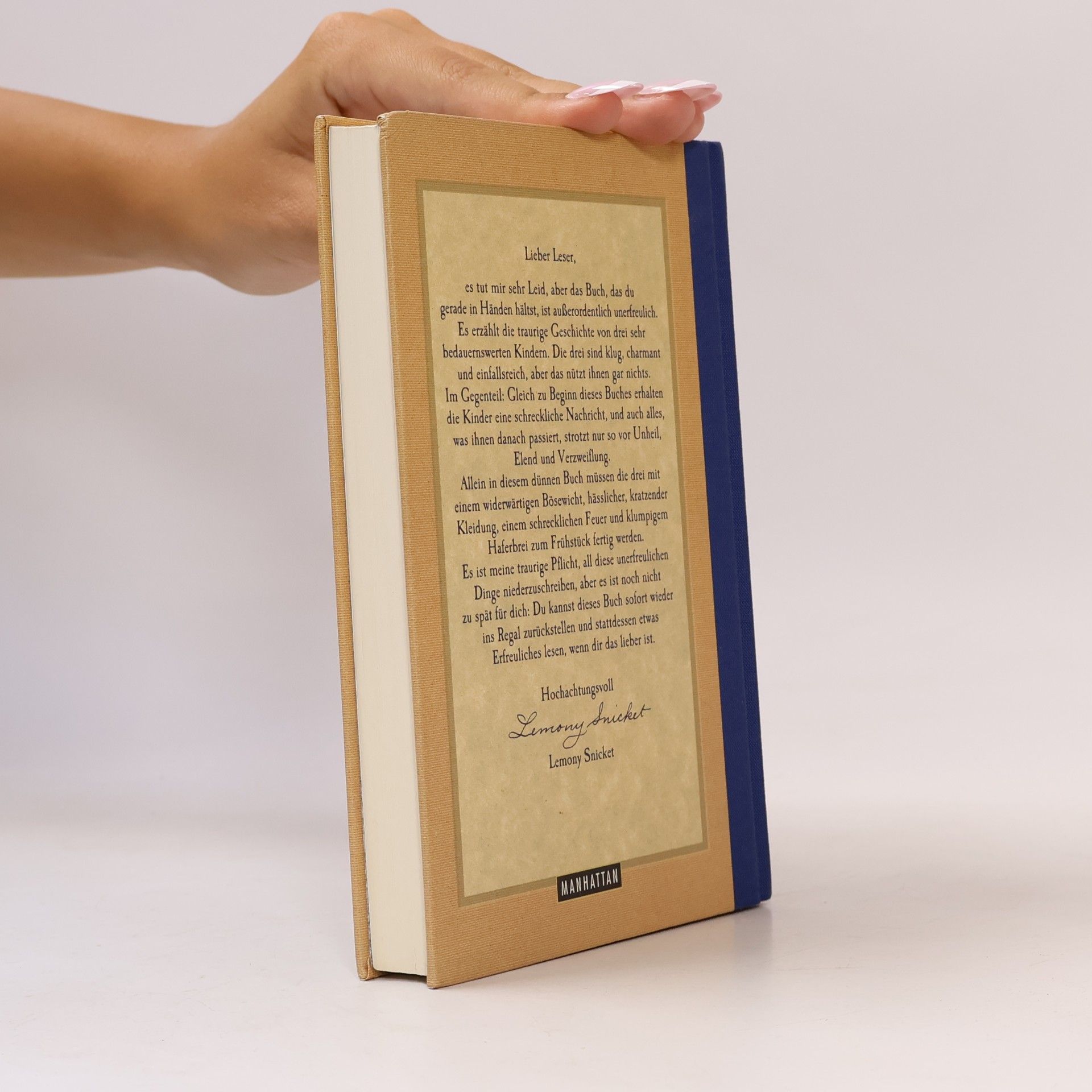 Lemony Snicket Eine Reihe betrüblicher Ereignisse 1. Der schreckliche Anfang
