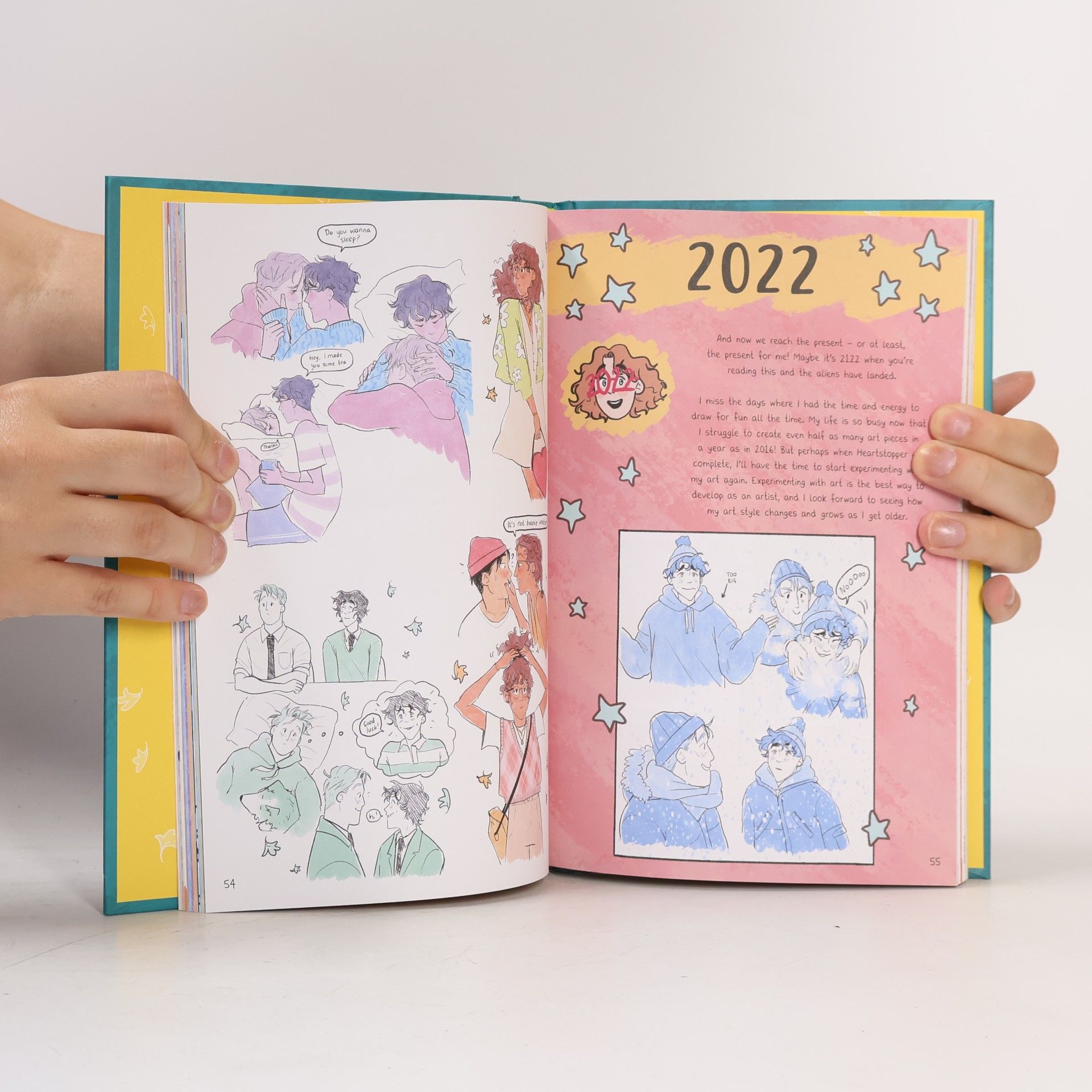 Alice Oseman The Heartstopper yearbook