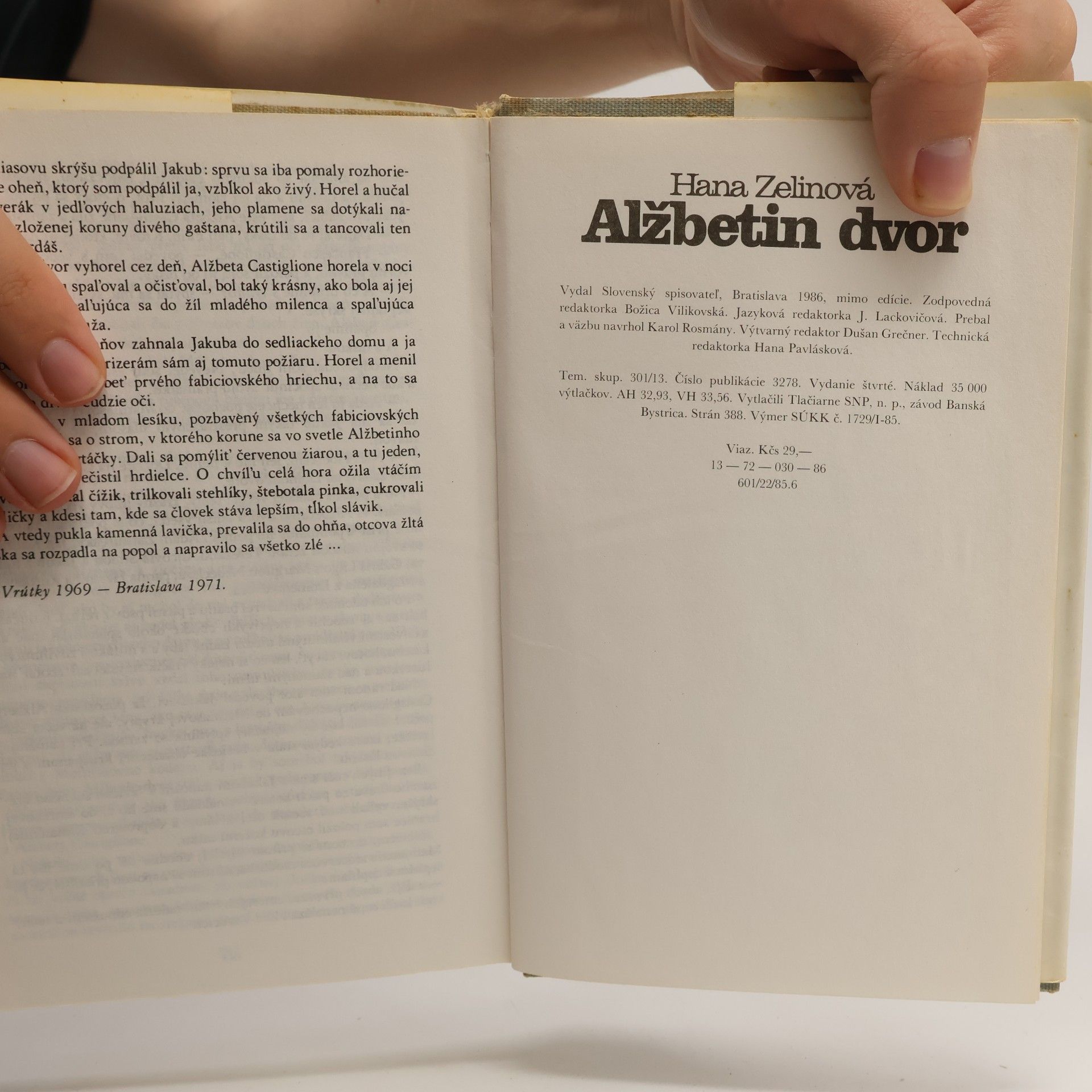 Hana Zelinová Alžbetin dvor