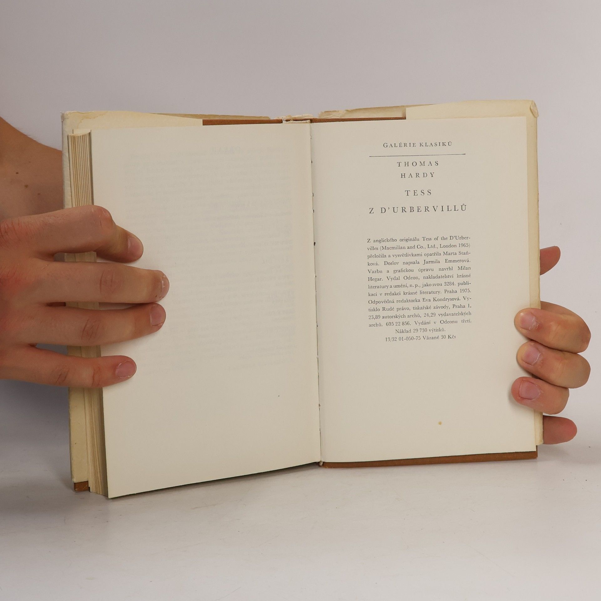 Thomas Hardy Tess z d'Urbervillů