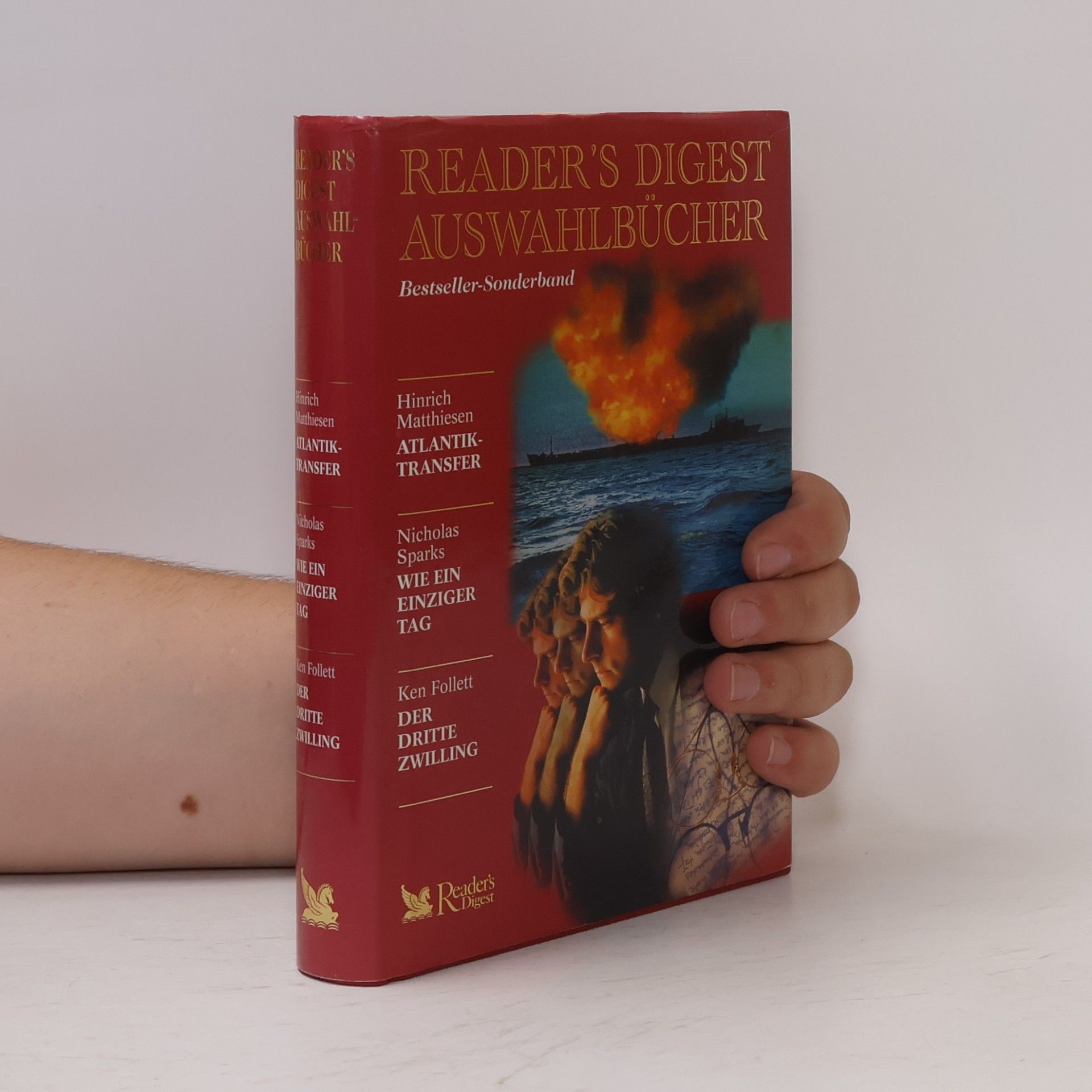 Nicholas Sparks Reader's Digest Auswahlbücher. Atlantik- transfer. Wie ein einziger tag. Der dritte Zwilling.