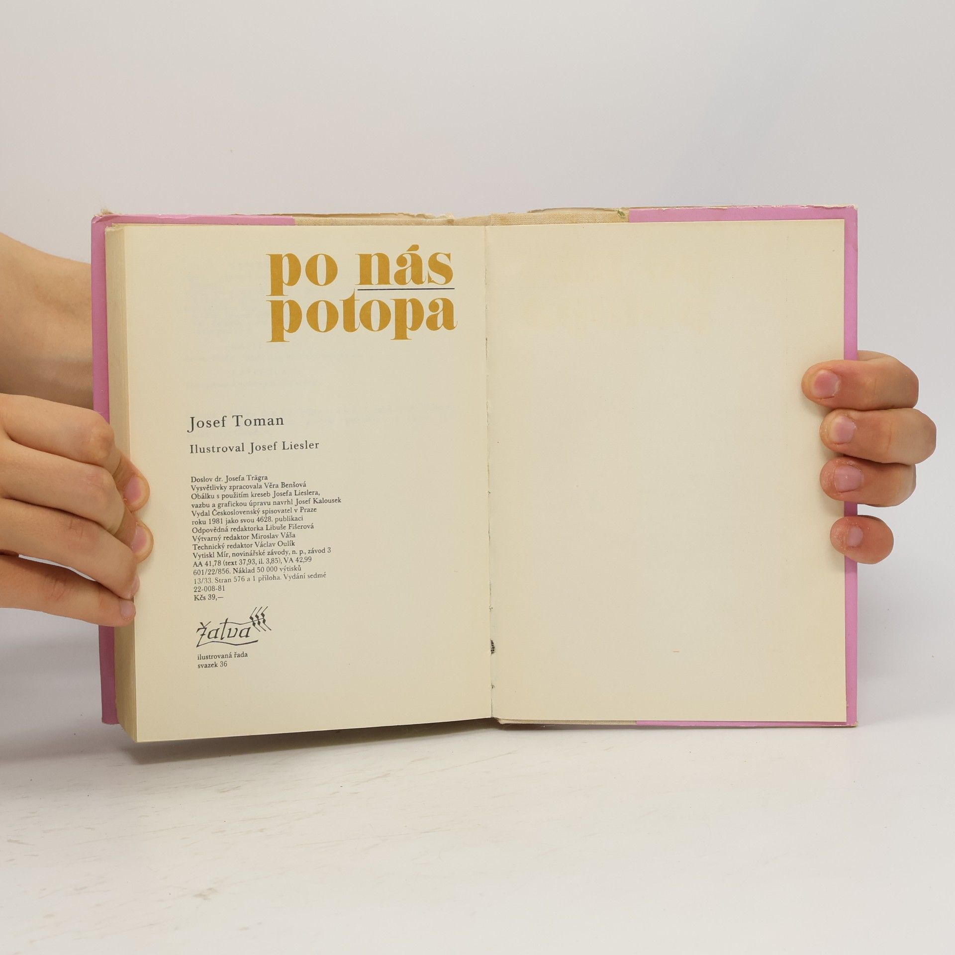 Josef Toman Po nás potopa