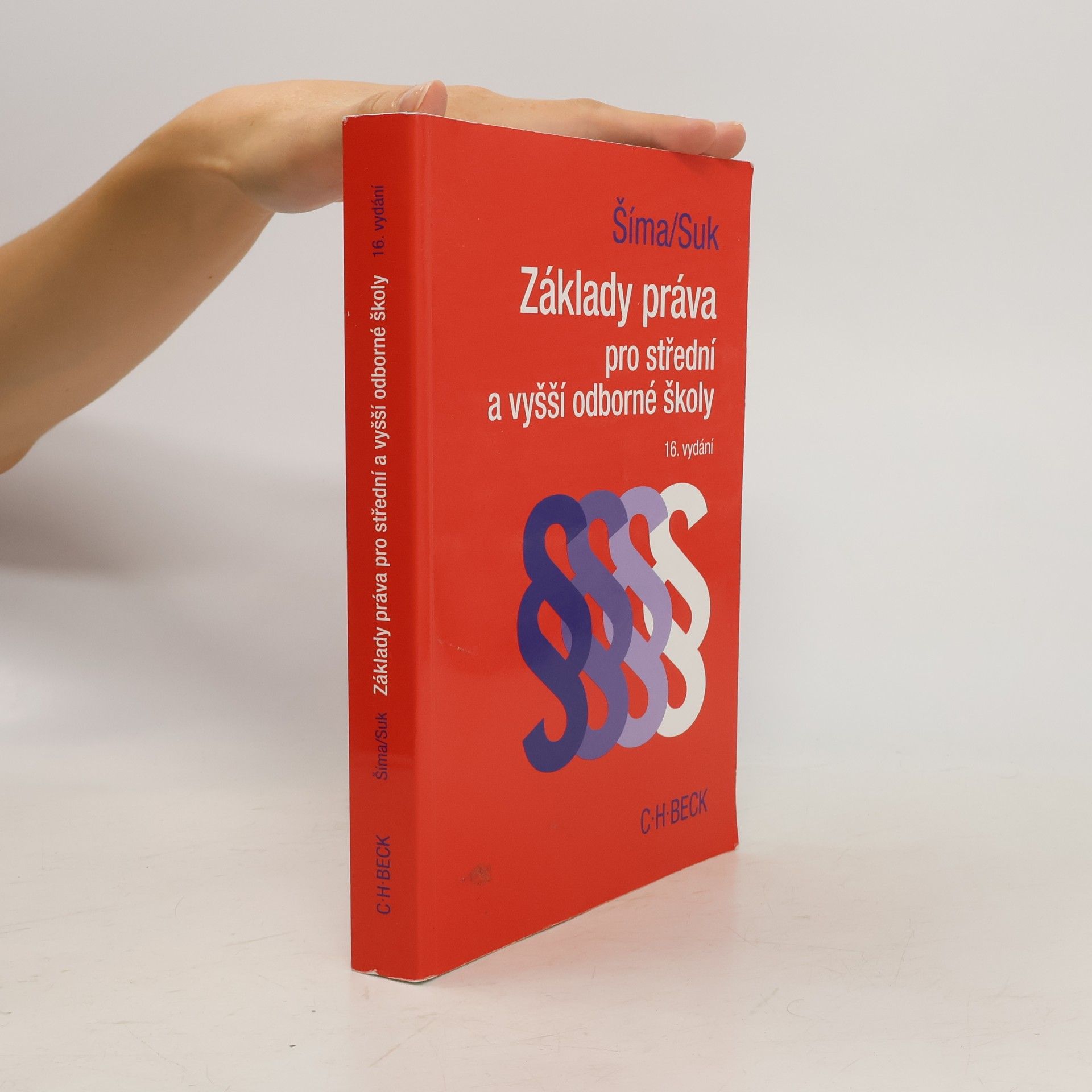 Alexander Šíma Základy práva pro střední a vyšší odborné školy