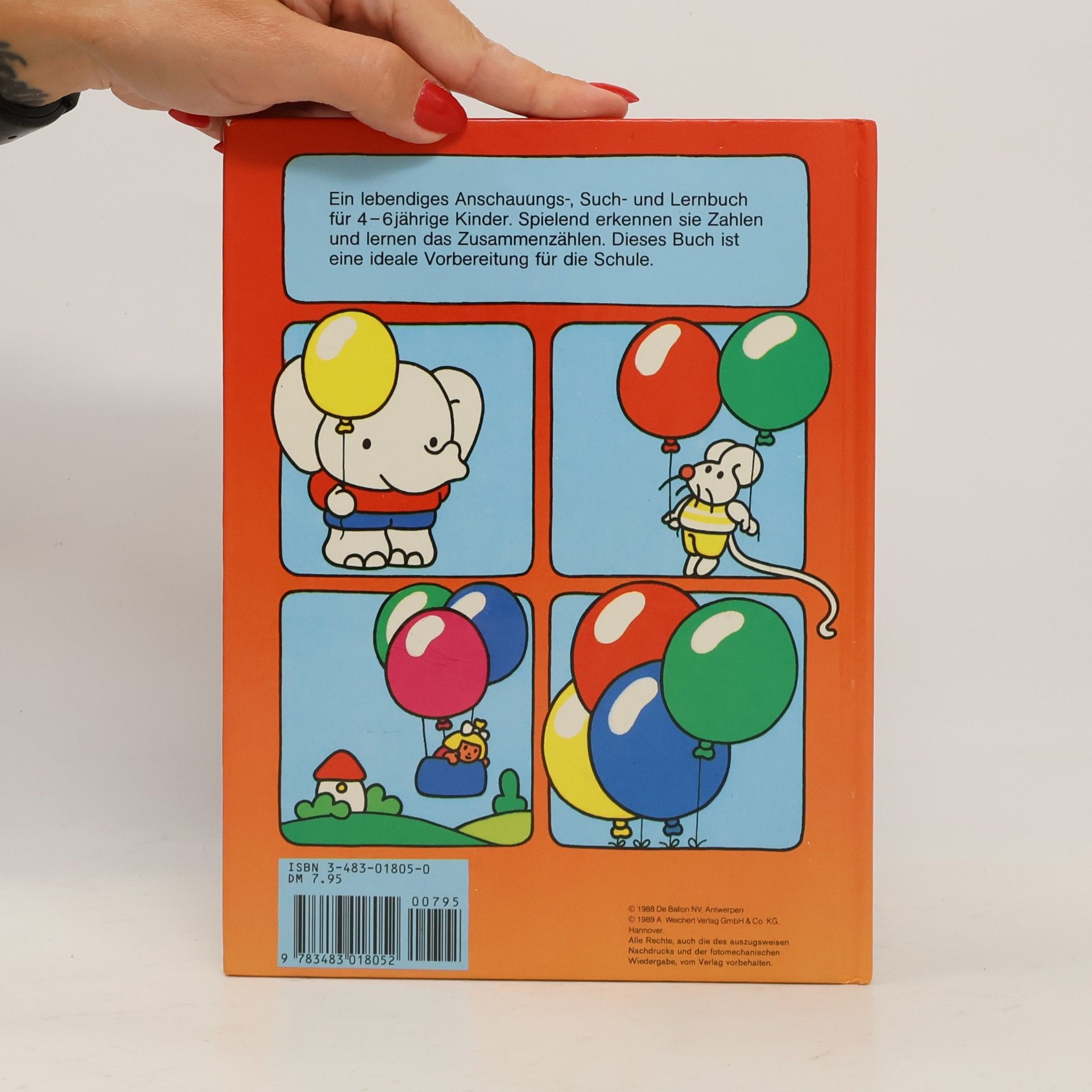 Bonnis 123 - Buch. Lernen mit Bonni ist leicht