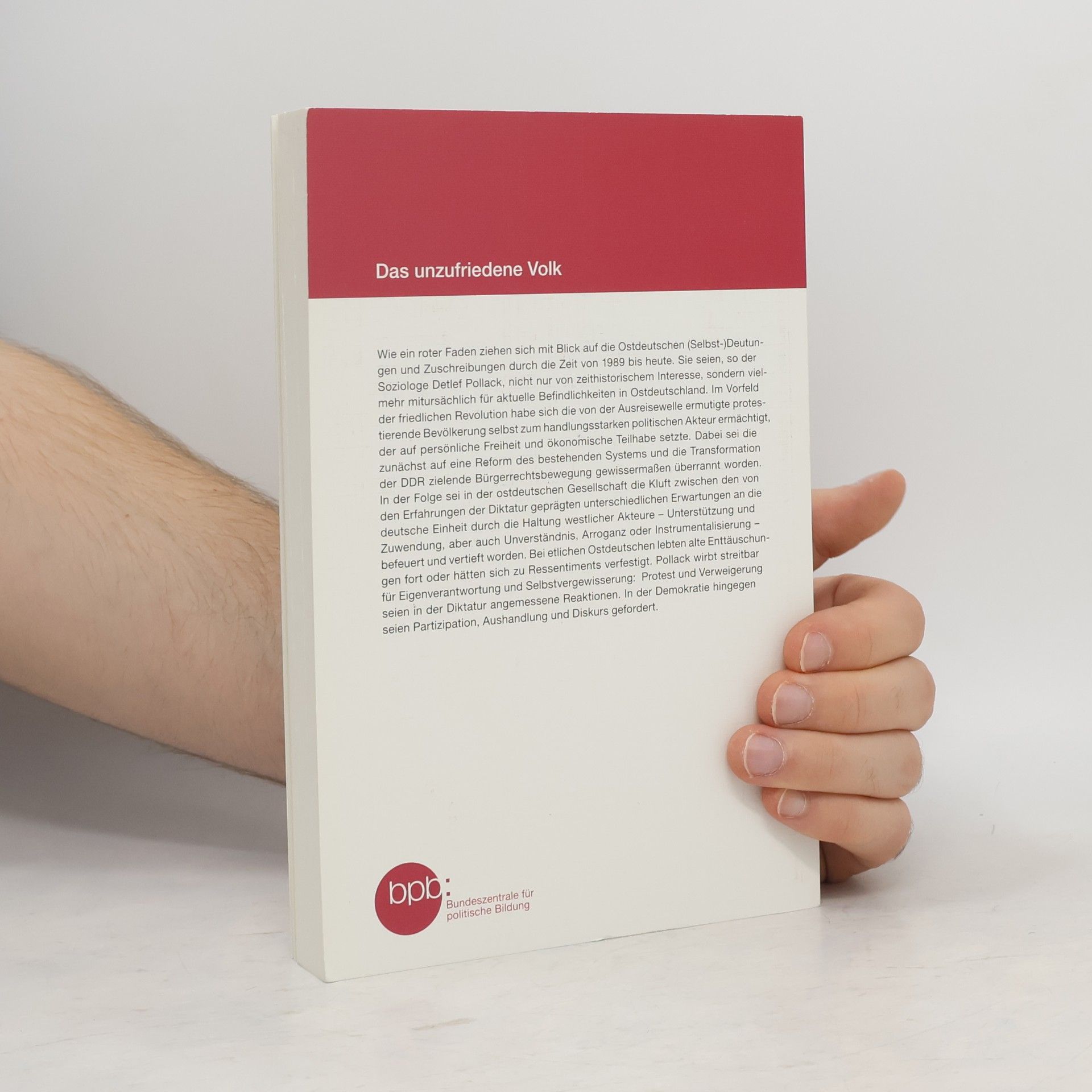 Detlef Pollack Das unzufriedene Volk 10657
