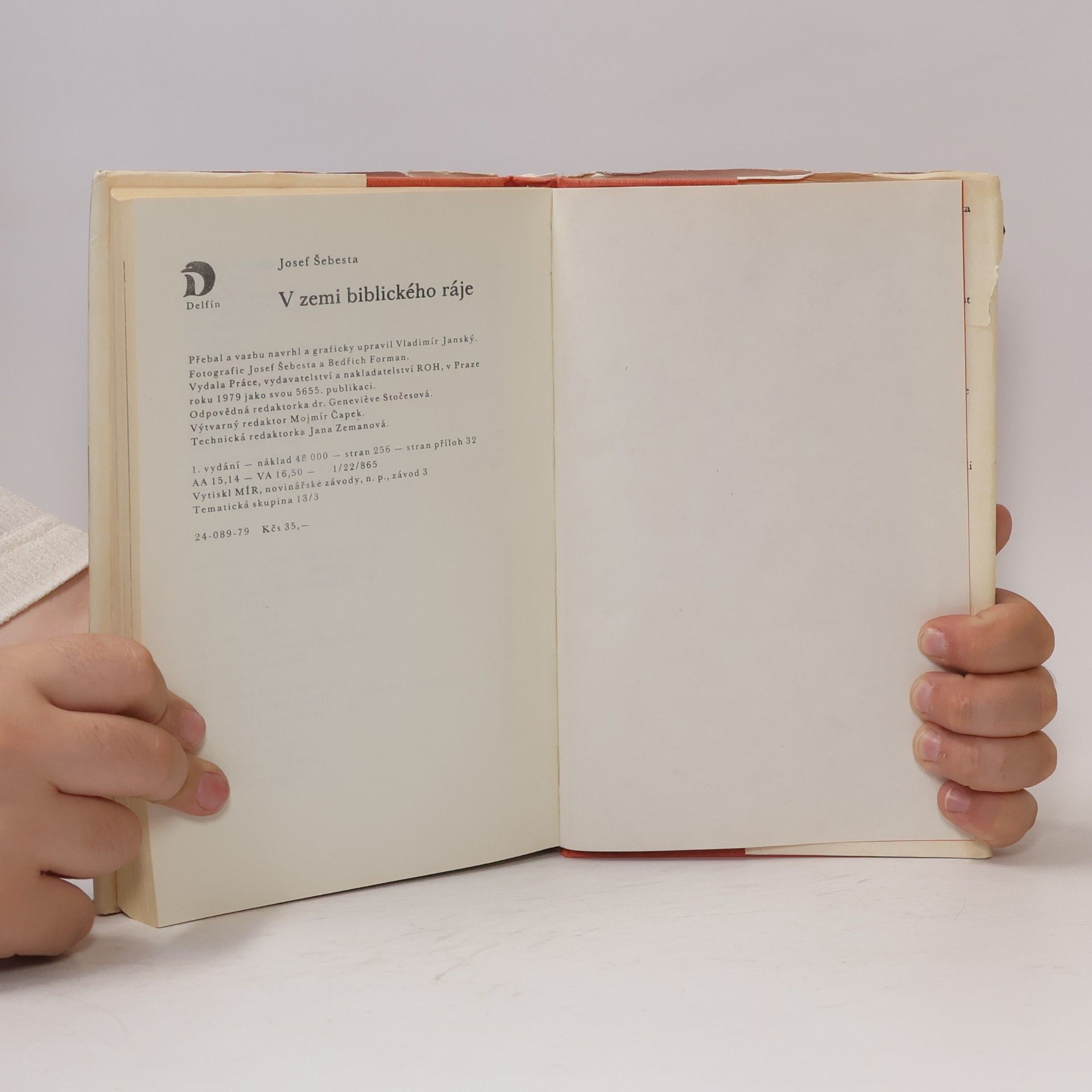 Josef Šebesta V zemi biblického ráje