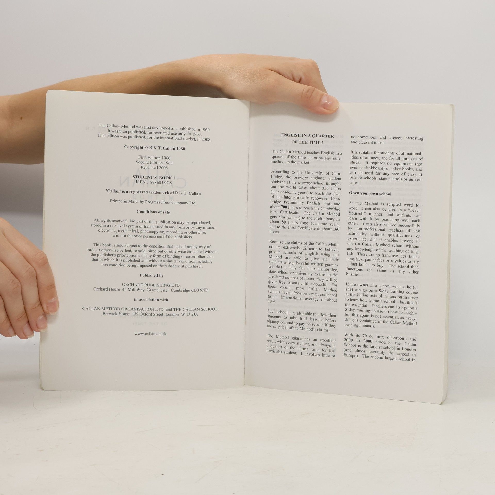 R. K. T. Callan Callan Method. Student´s Book 2, Lessons 25-58